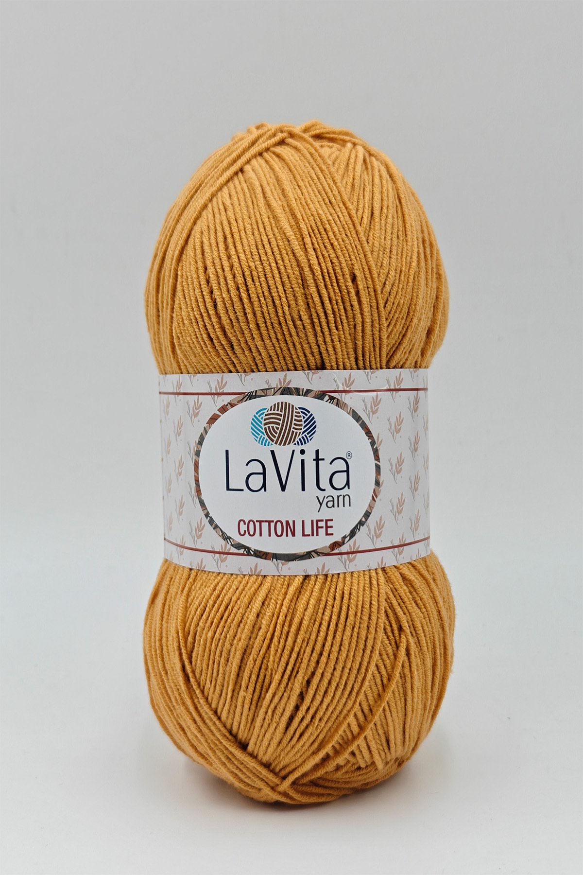 Cotton Life El Örgü İpi %50 Pamuk %50 Akrilik 100gr (2034 HARDAL)
