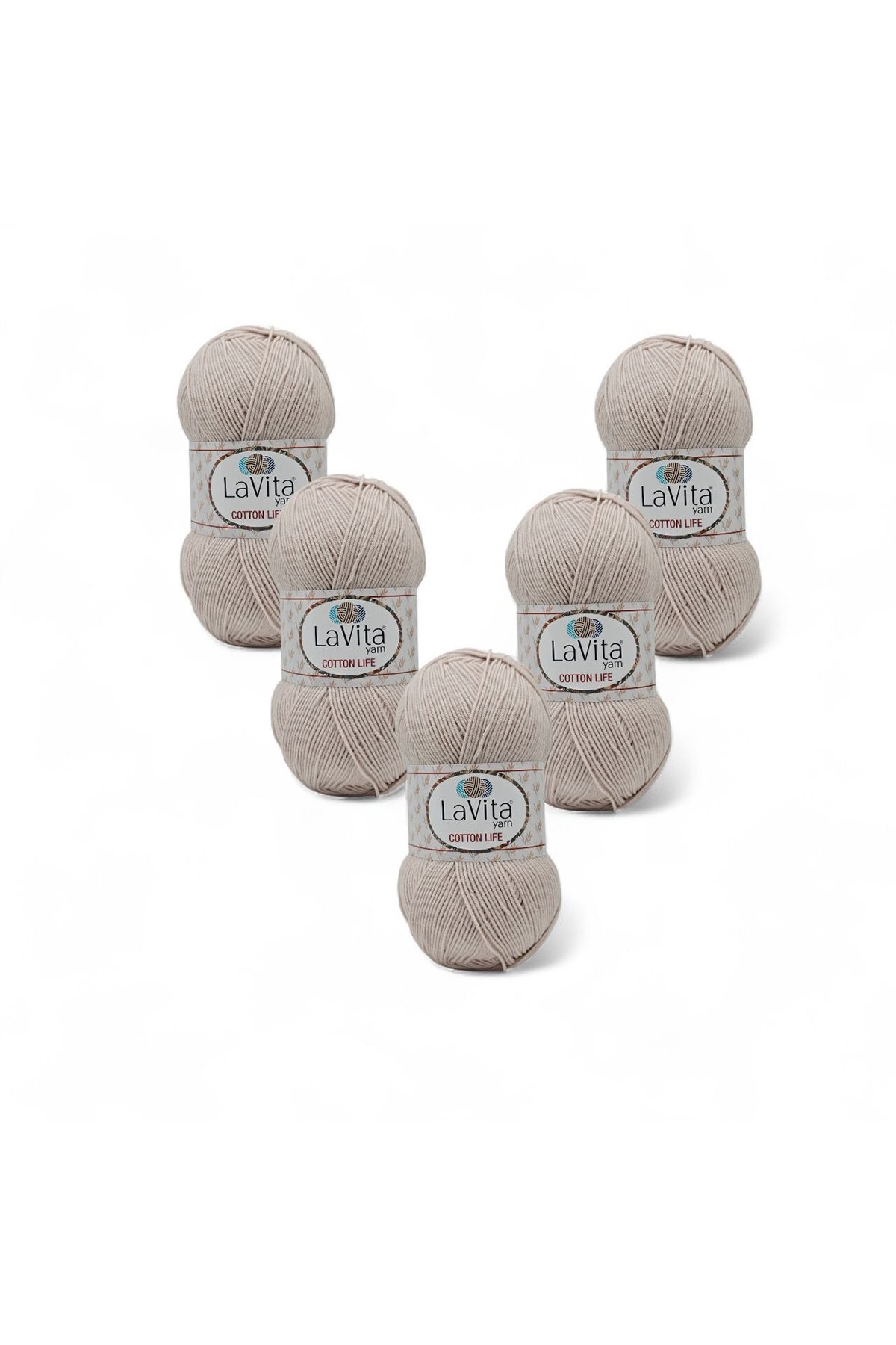 Cotton Life El Örgü İpi %50 Pamuk %50 Akrilik 500gr 5 ADET (1013 TAŞ)