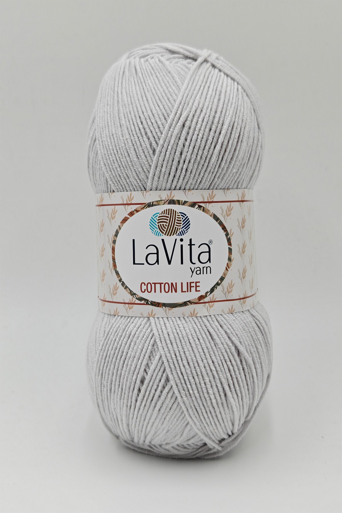 Cotton Life El Örgü İpi %50 Pamuk %50 Akrilik 100gr (6040 AÇIK GRİ)