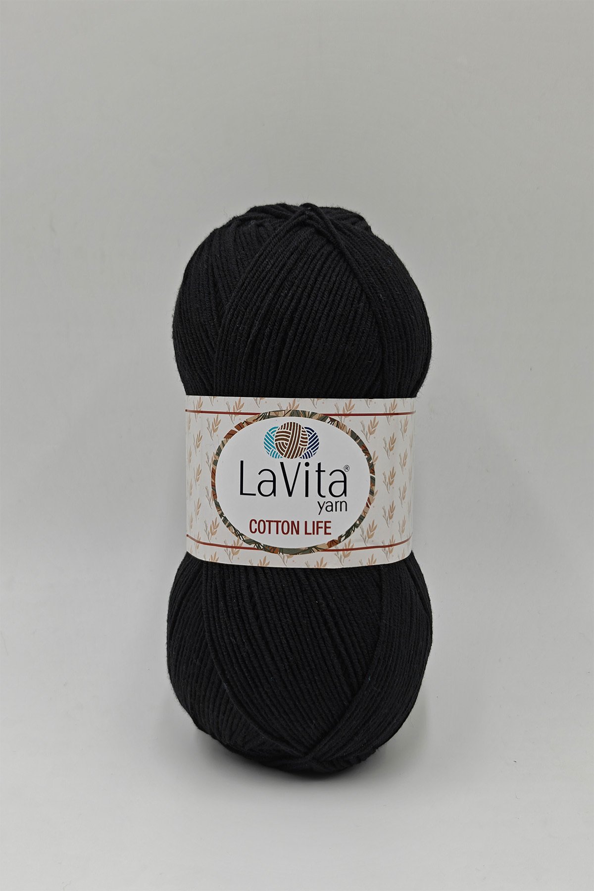 Cotton Life El Örgü İpi %50 Pamuk %50 Akrilik 100gr (6500 SİYAH)