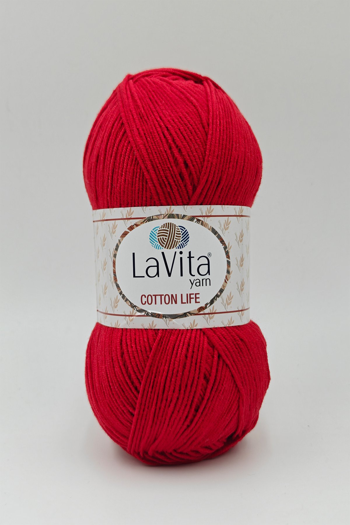 Cotton Life El Örgü İpi %50 Pamuk %50 Akrilik 100gr (0136 KIRMIZI)