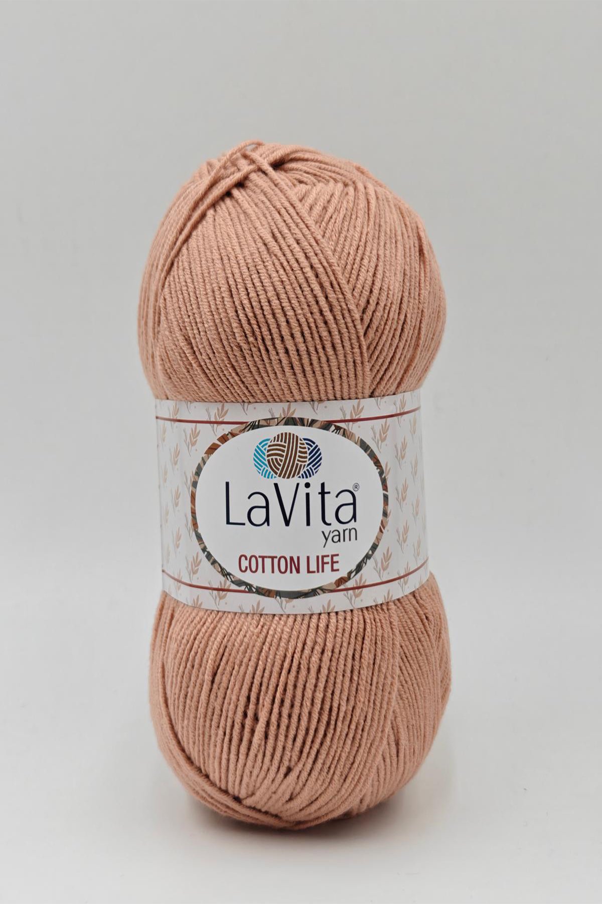 Cotton Life El Örgü İpi %50 Pamuk %50 Akrilik 100gr (4009 KOYU SOMON)