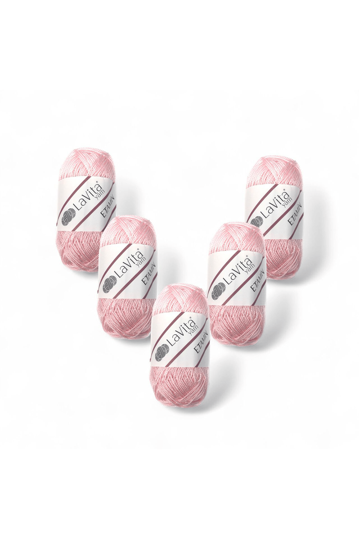 Etamin El Örgü İpi %100 Akrilik 150gr 5 ADET (0011 PEMBE)