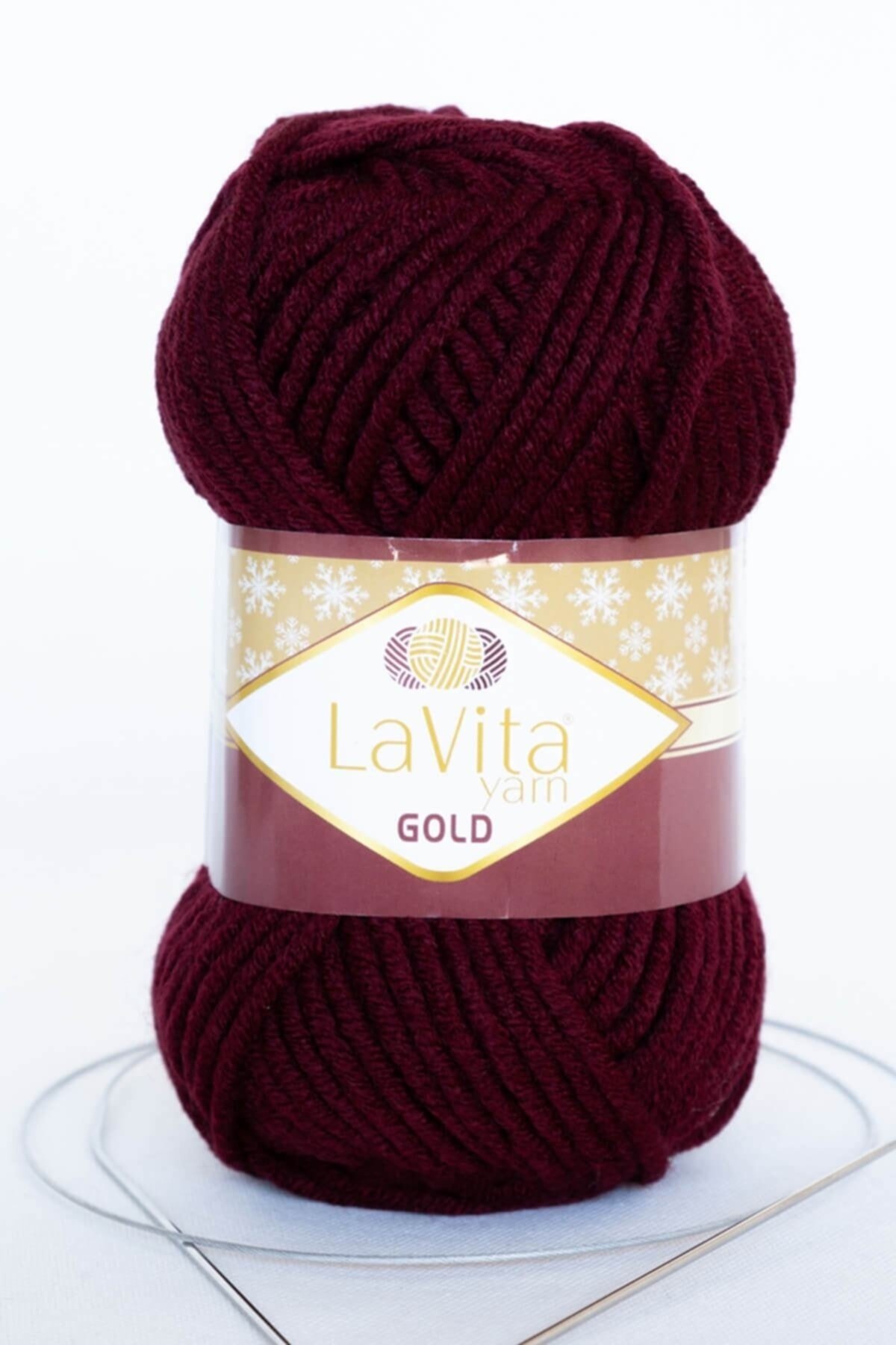 Gold El Örgü İpi %100 Akrilik 100gr (9572 BORDO)