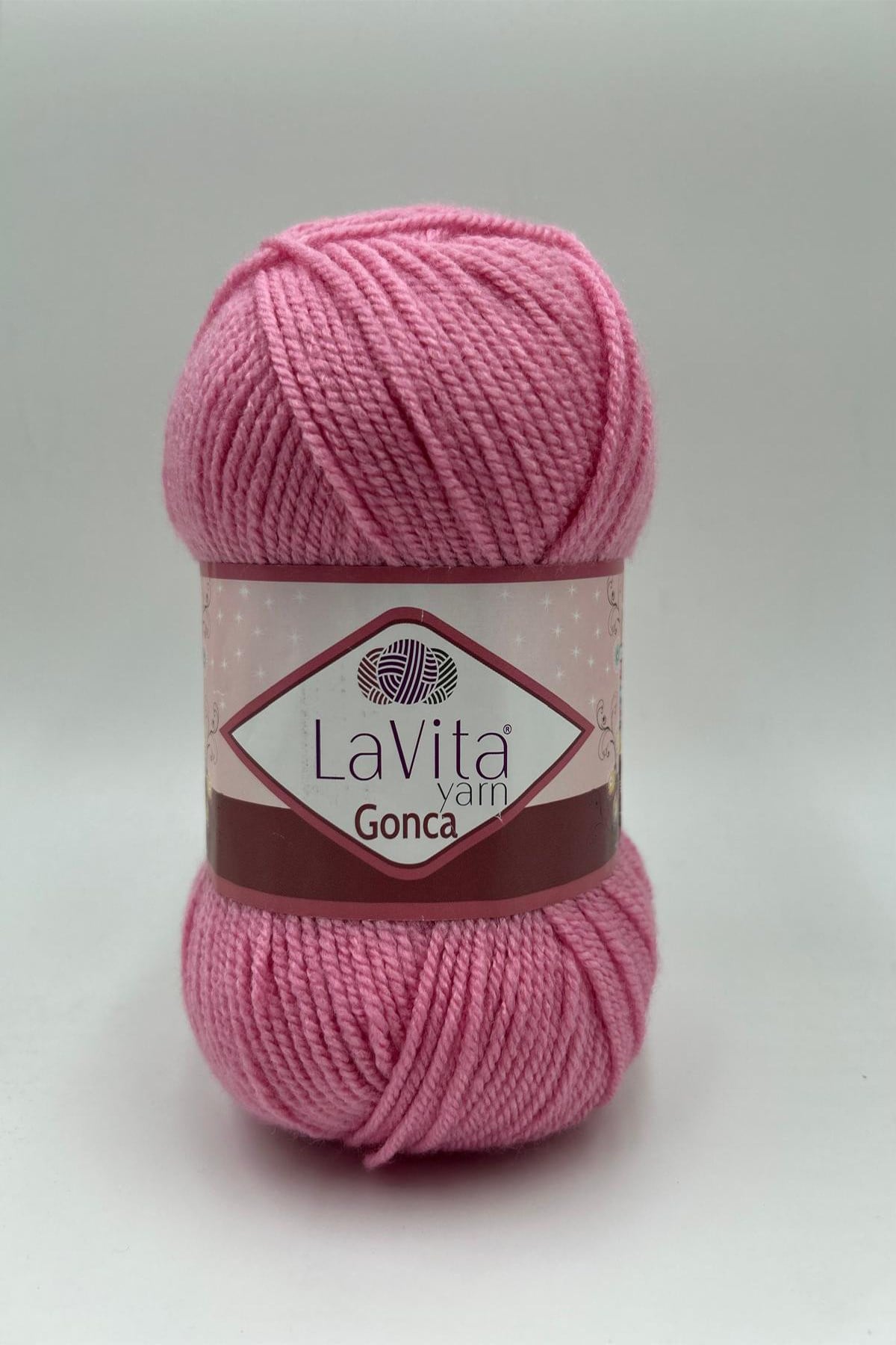 Gonca El Örgü İpi %100 Akrilik 100gr (4025 GÜL PEMBE)