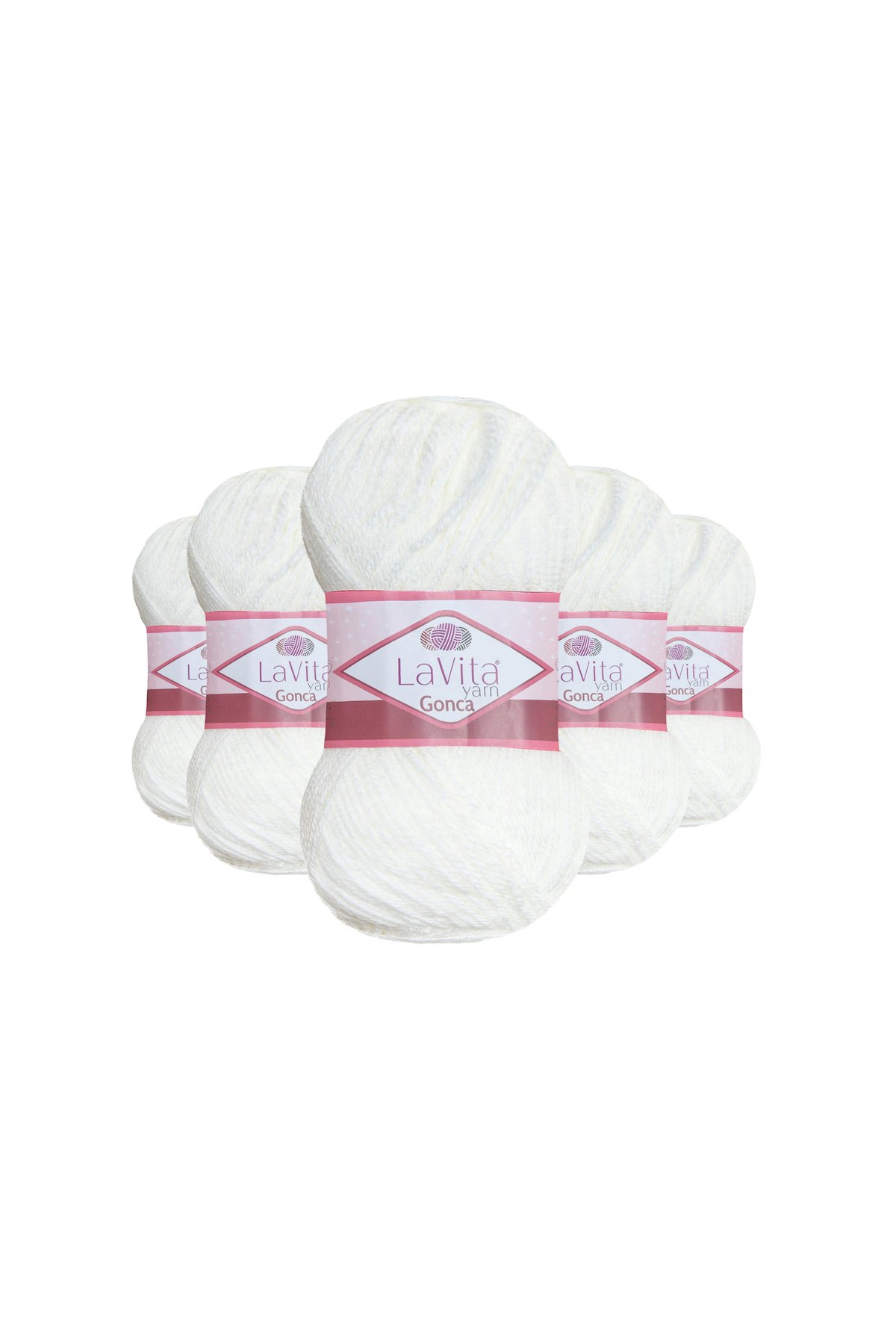 Gonca El Örgü İpi %100 Akrilik 500gr 5 ADET (1042 AÇIK KEMİK)