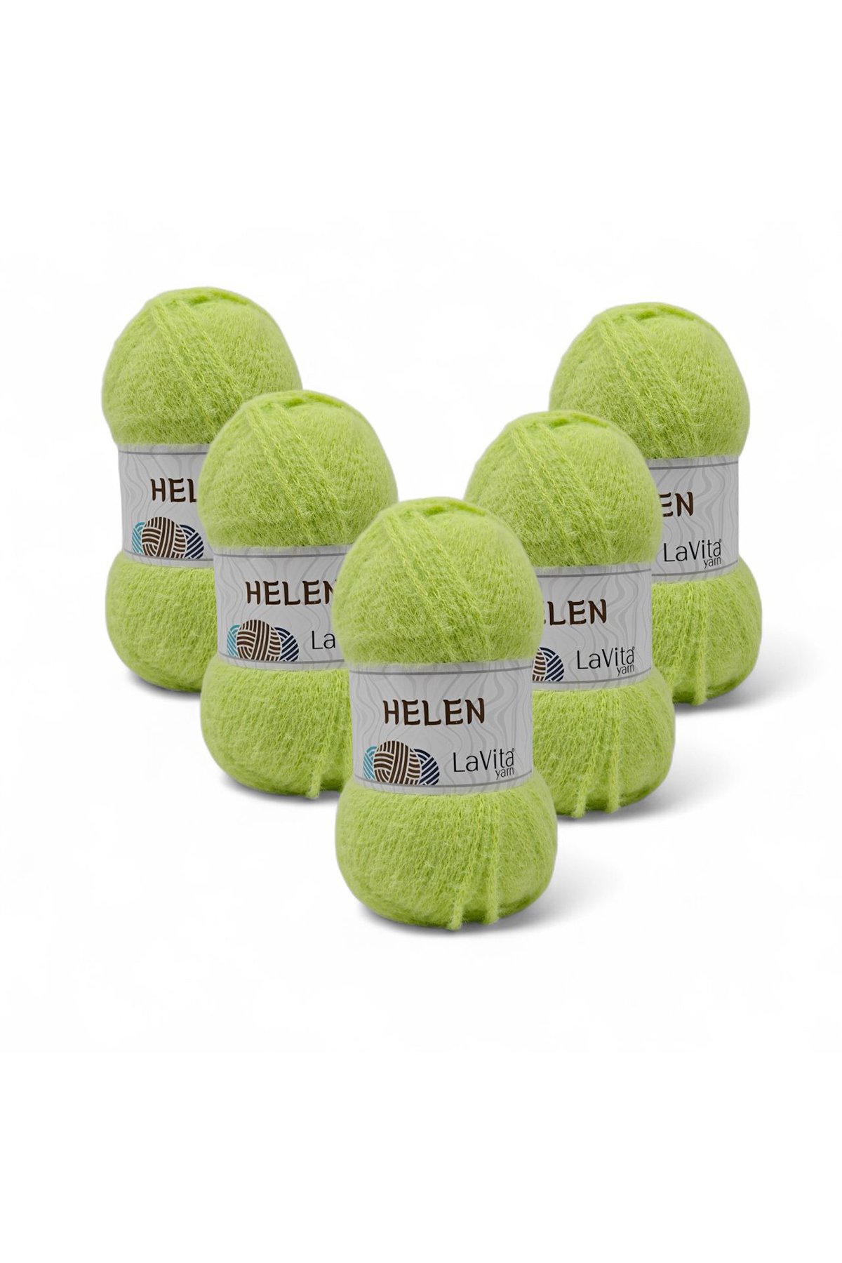Helen El Örgü İpi %100 Exclusive Polyamid 500gr 5 ADET (9646 F.YEŞİL)