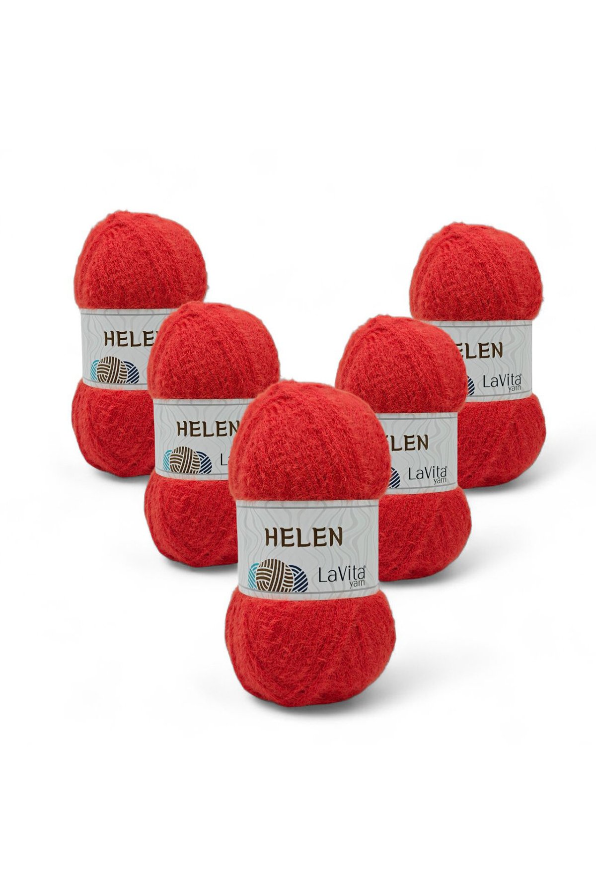 Helen El Örgü İpi %100 Exclusive Polyamid 500gr 5 ADET (2607 TURUNCU)