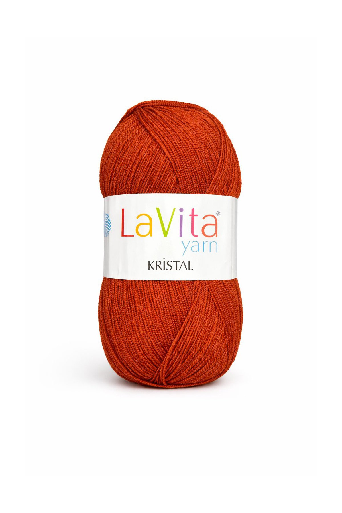 Kristal El Örgü İpi %100 Akrilik 100gr (9729 KİREMİT)