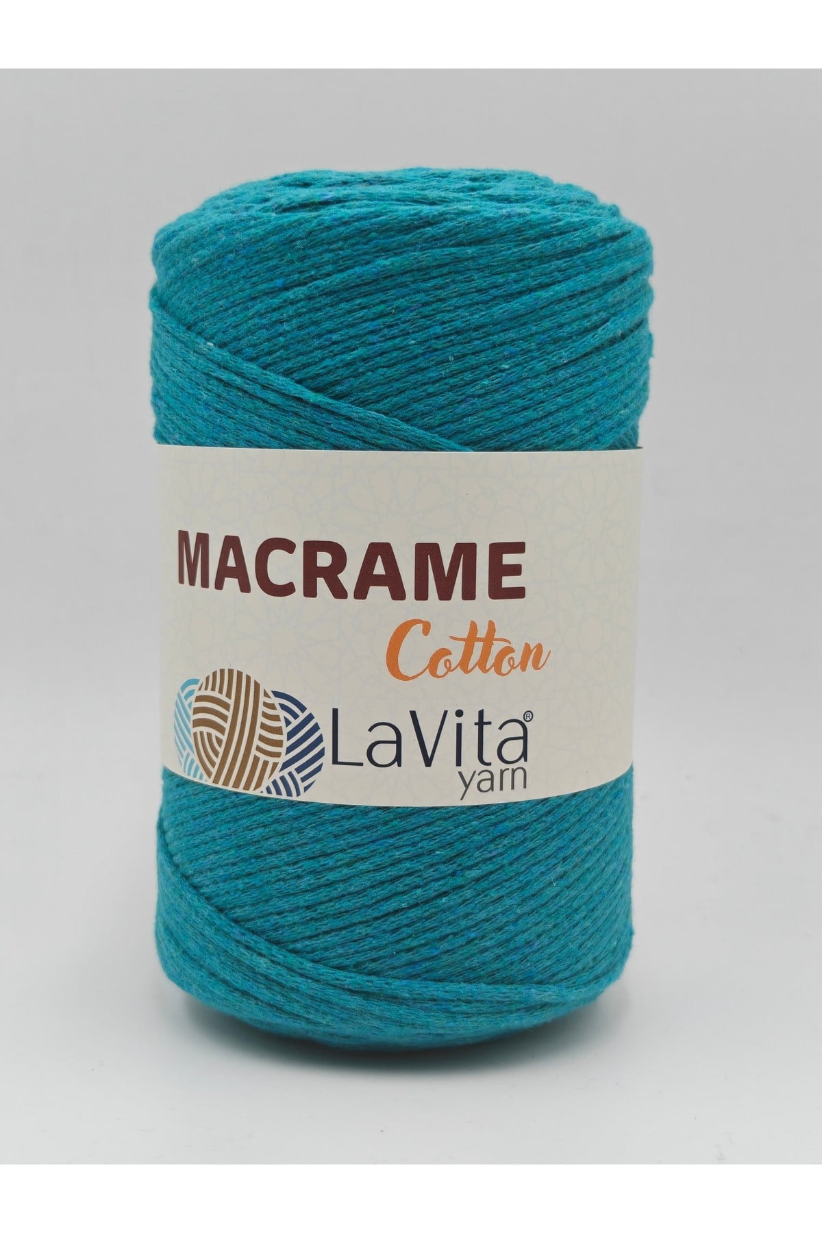 LaVita Macrame Cotton El Örgü İpi %100 Polyester 250gr (23 TURKUAZ)