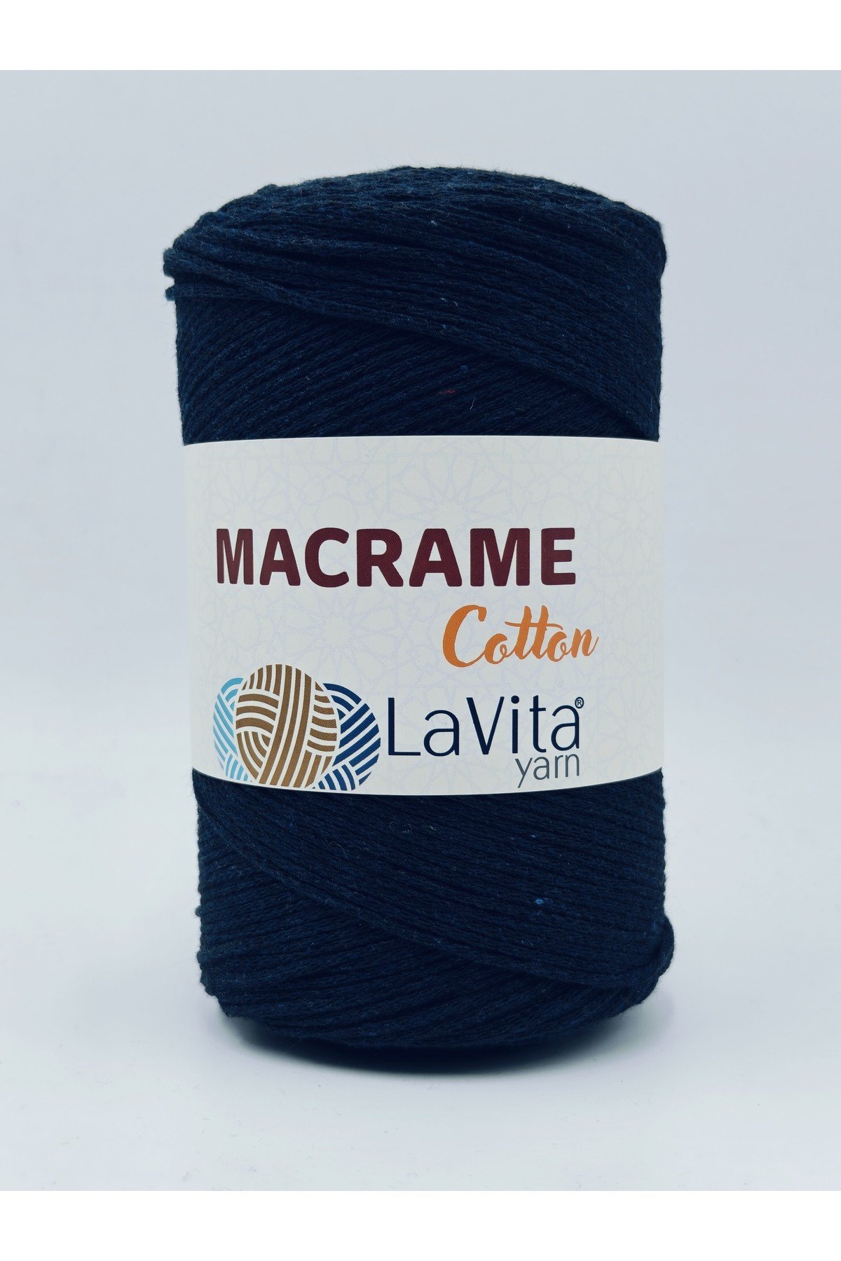 LaVita Macrame Cotton El Örgü İpi %100 Polyester 250gr (30 LACİVERT)