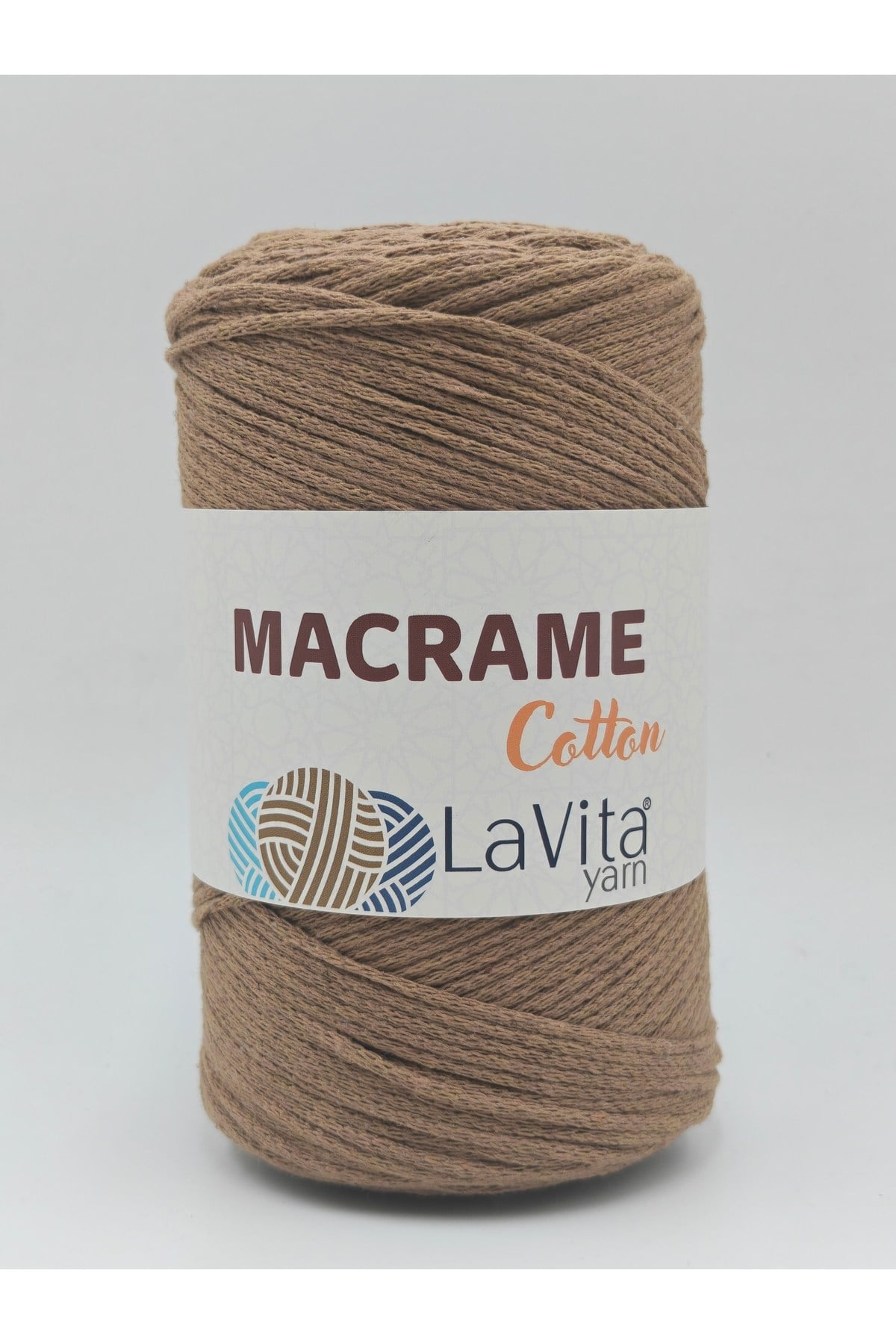 LaVita Macrame Cotton El Örgü İpi %100 Polyester 250gr (5 HARDAL)