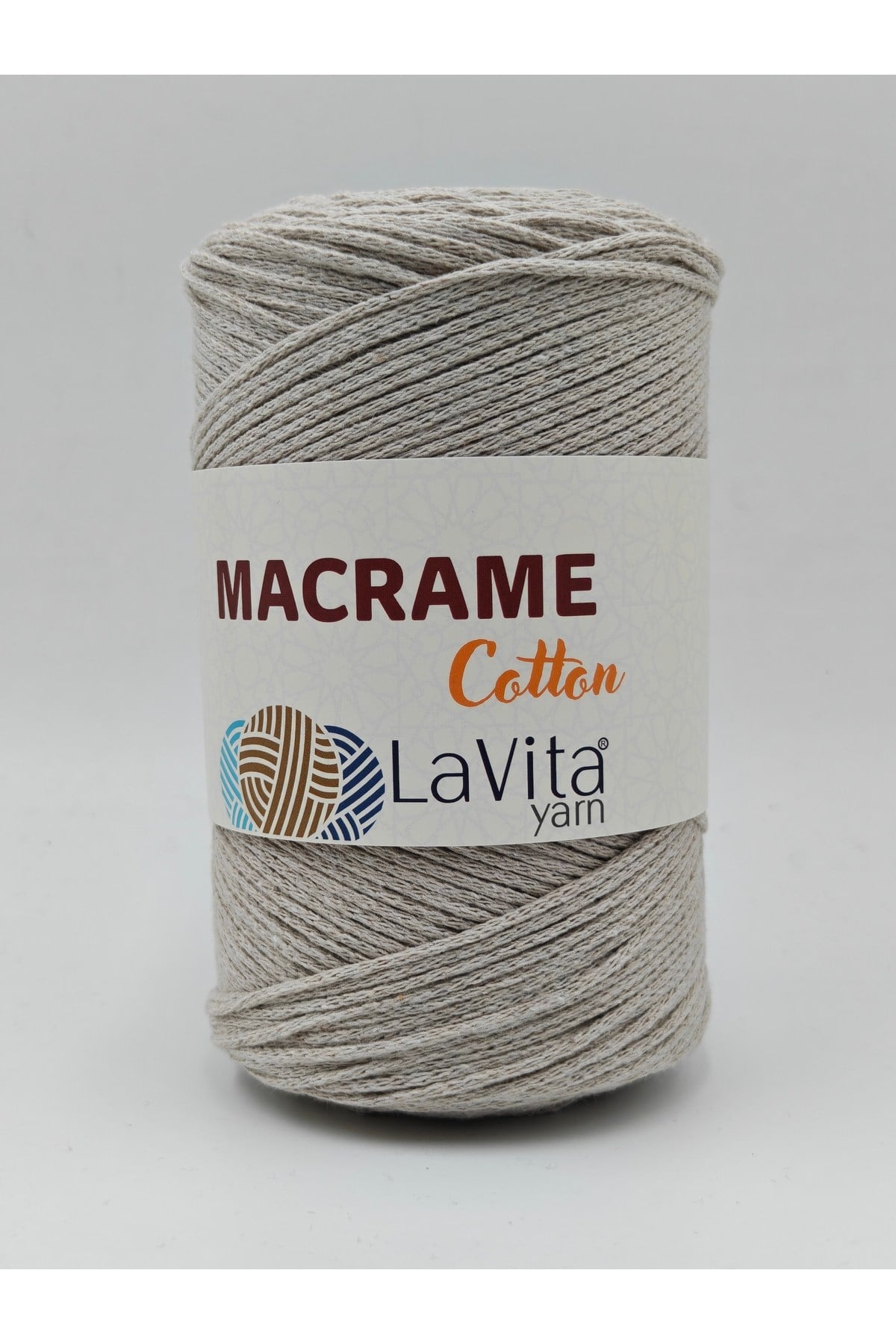 LaVita Macrame Cotton El Örgü İpi %100 Polyester 250gr (25 TAŞ BEJ)