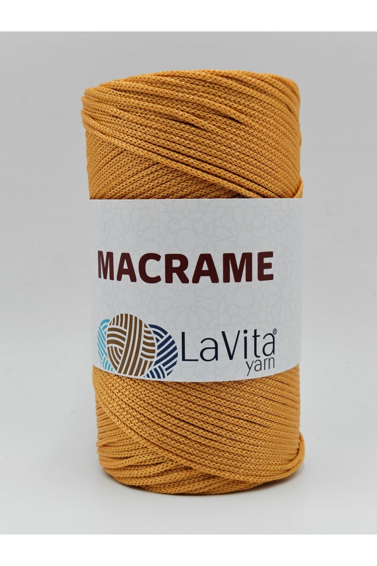 LaVita Macrame El Örgü İpi %100 Polyester 200gr (93 SARI)