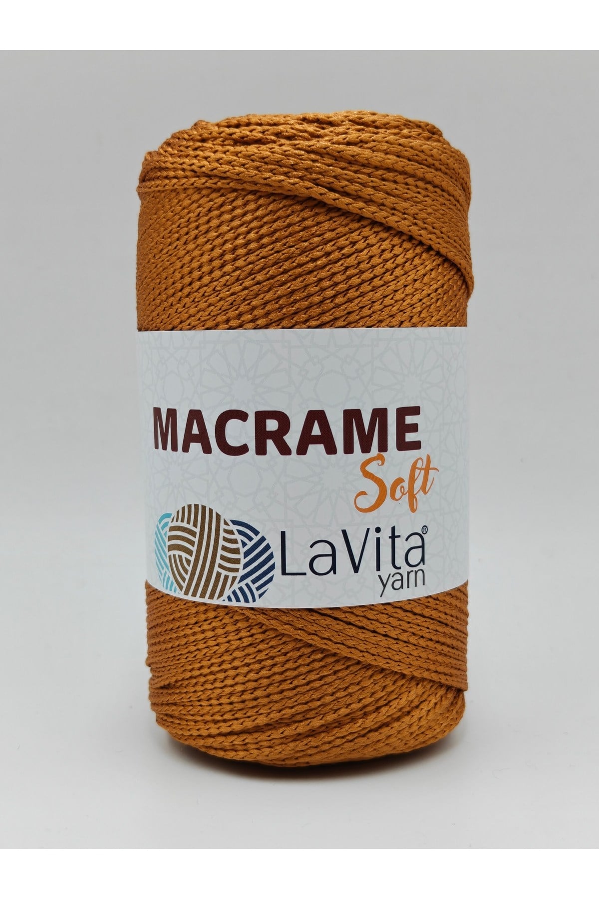 LaVita Macrame Soft El Örgü İpi %100 Polyester 200gr (2039 HARDAL)