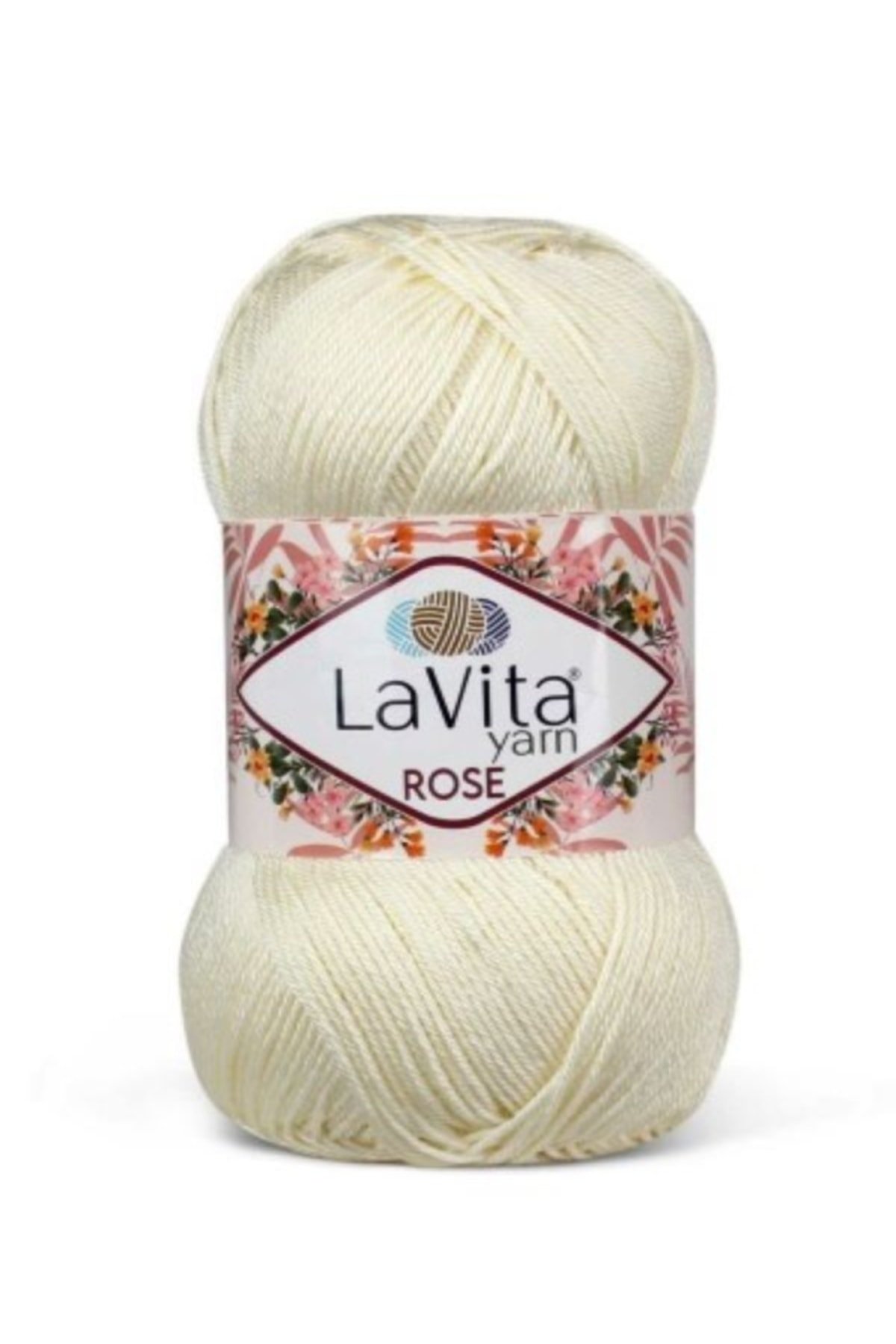 Lavita Rose El Örgü Ipliği 100 Gr 350 Metre K.krem 1046