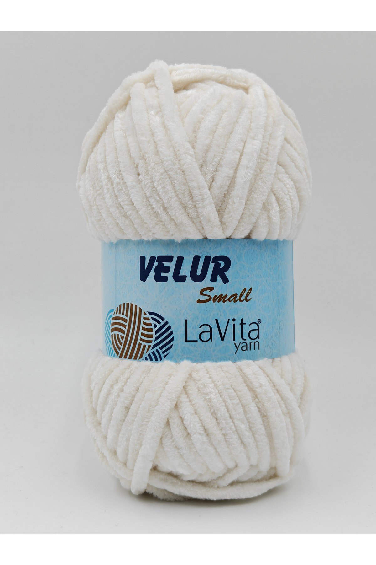 LaVita Velur Small Kadife El Örgü İpi %100 Polyester 50gr (1011 KREM)