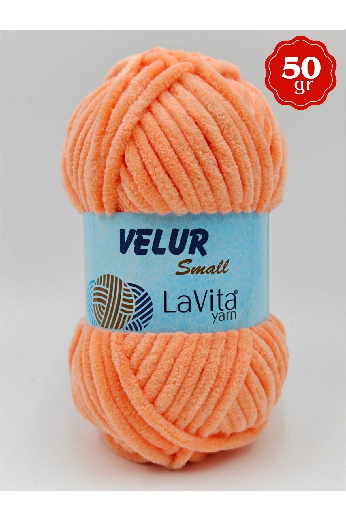 LaVita Velur Small Kadife El Örgü İpi %100 Polyester 50gr (4157 SOMON)