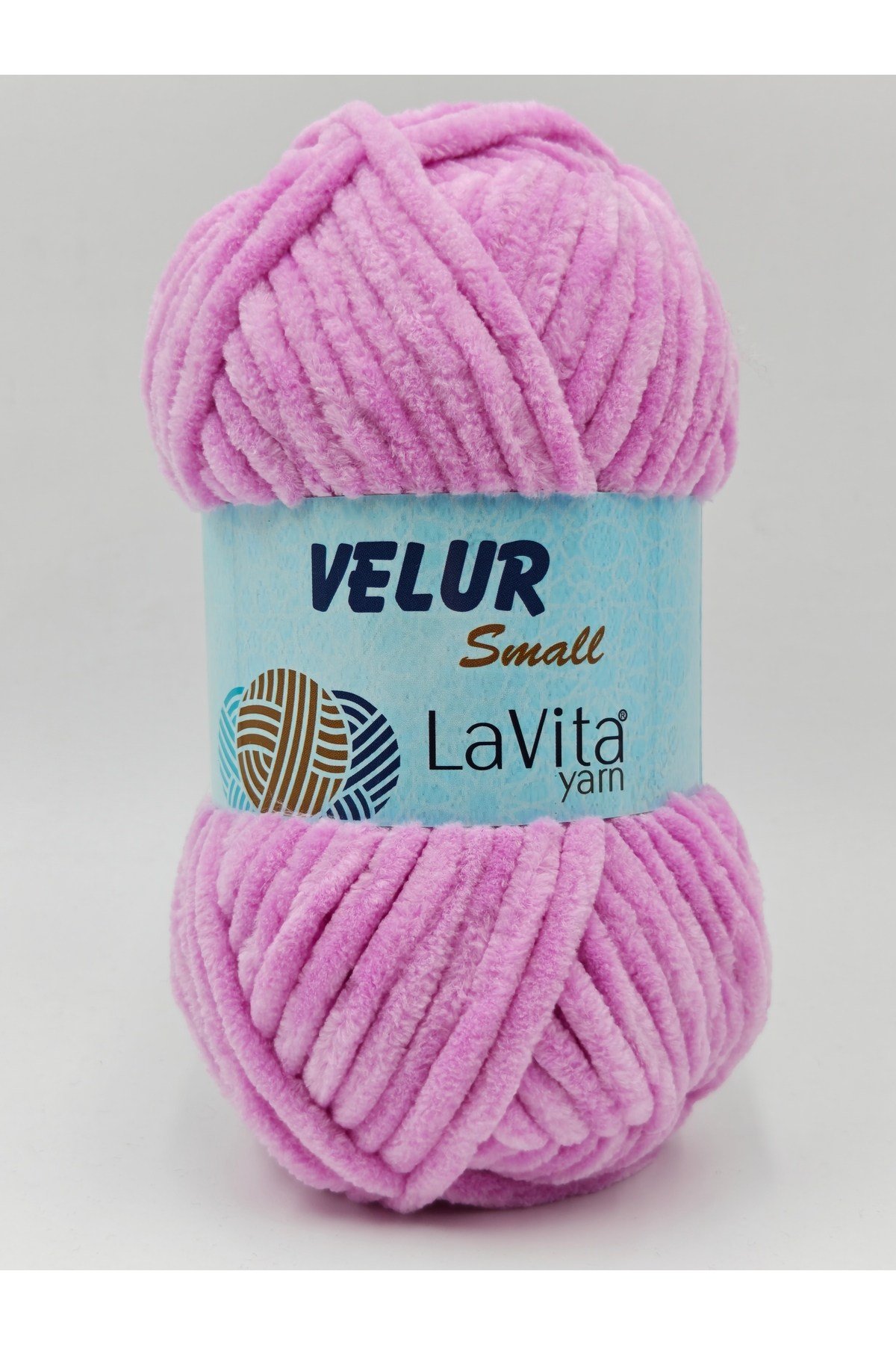 LaVita Velur Small Kadife El Örgü İpi %100 Polyester 50gr (4158 LİLA)