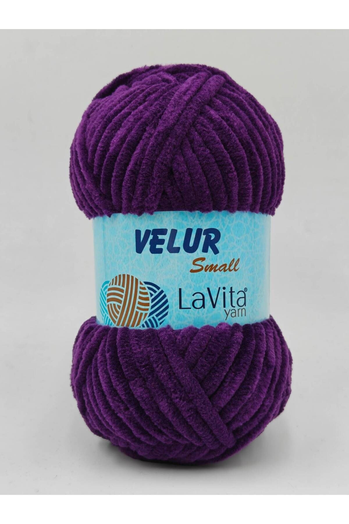 LaVita Velur Small Kadife El Örgü İpi %100 Polyester 50gr (5103 MOR)