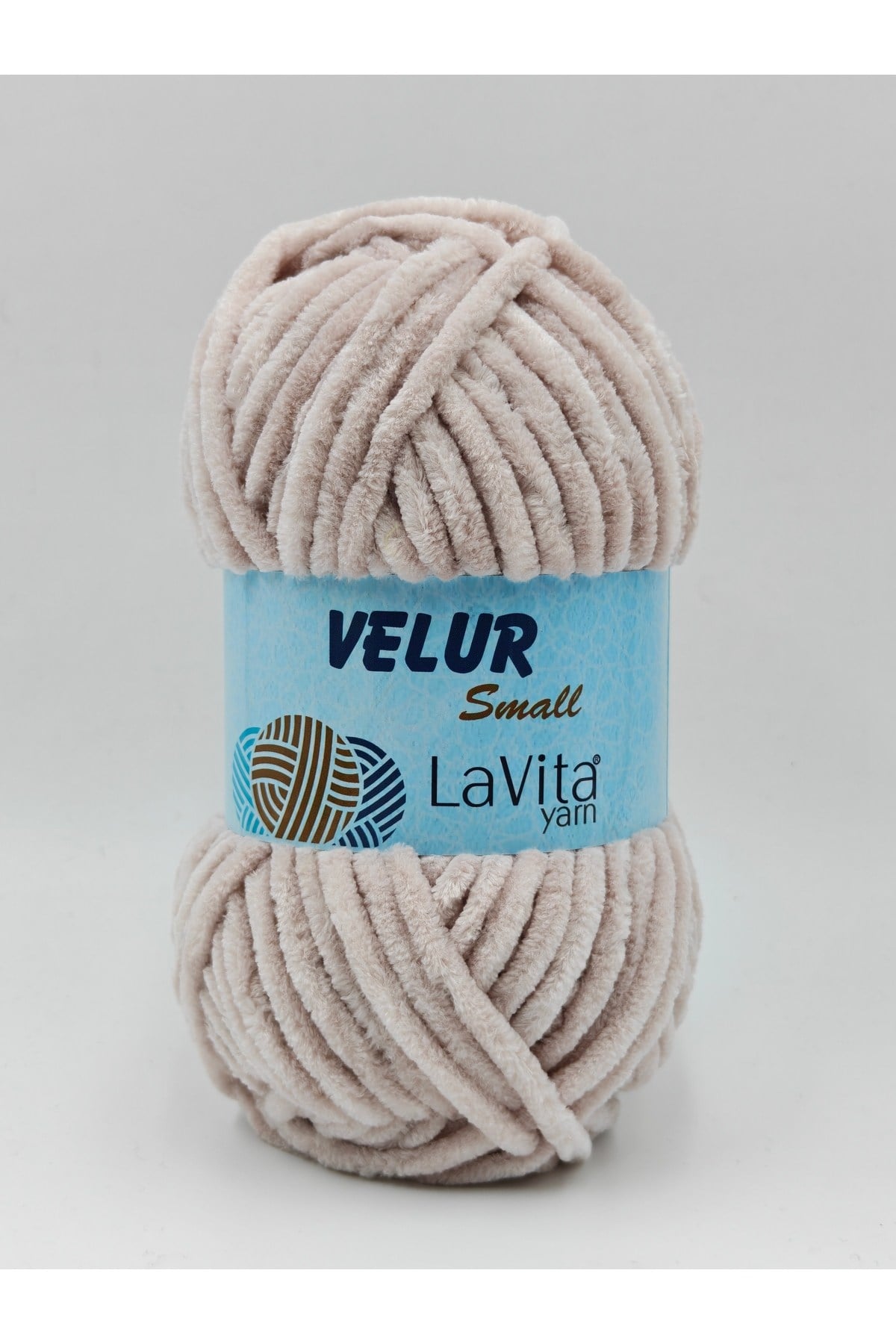 LaVita Velur Small Kadife El Örgü İpi %100 Polyester 50gr (4140 TOZ PEMBE)