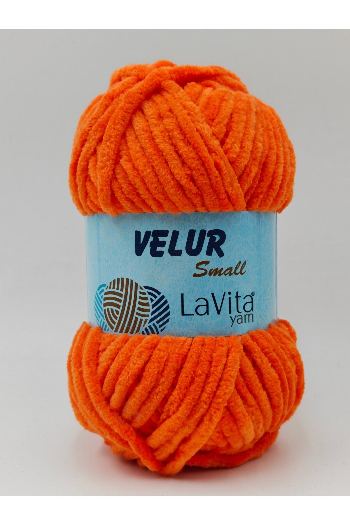 LaVita Velur Small Kadife El Örgü İpi %100 Polyester 50gr (3112 TURUNCU)