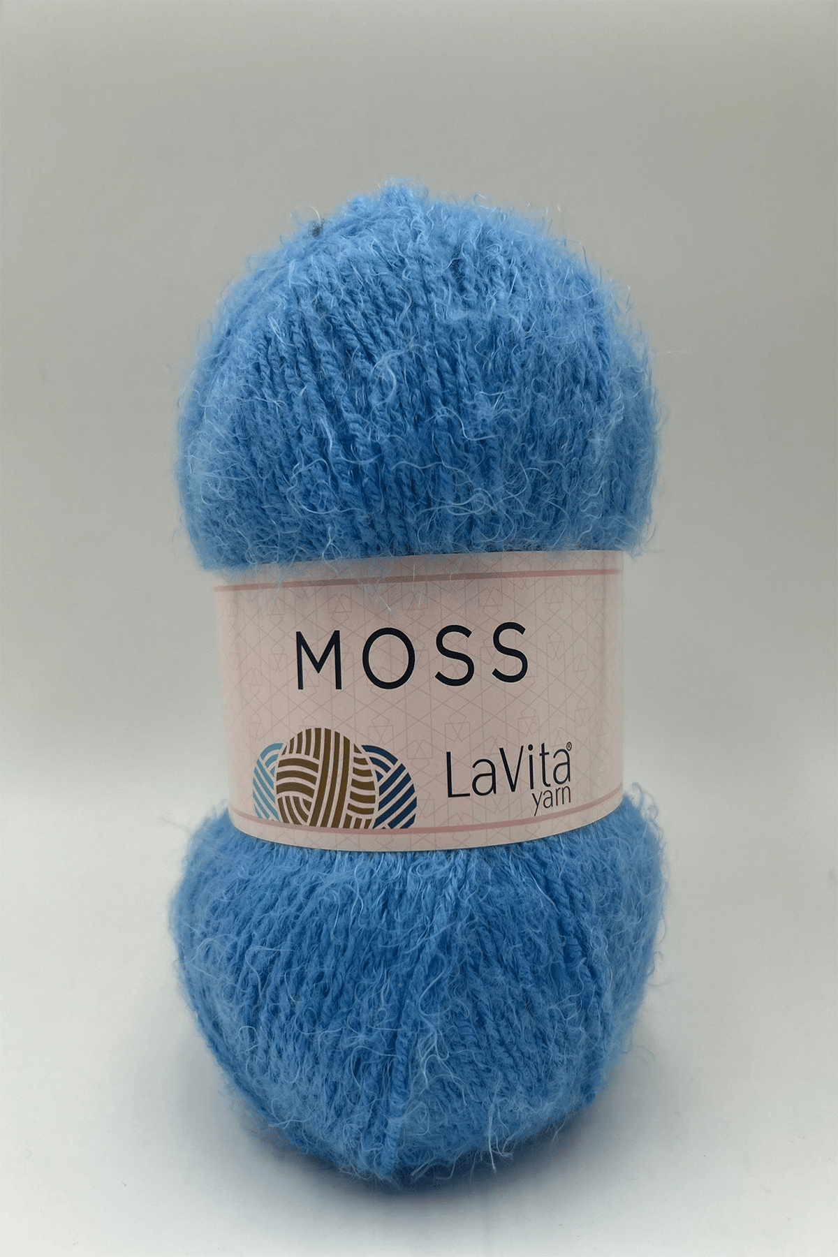 Moss Tüylü El Örgü İpi %45 Polyamid %55 Premium Akrilik 100gr (9813 MAVİ)