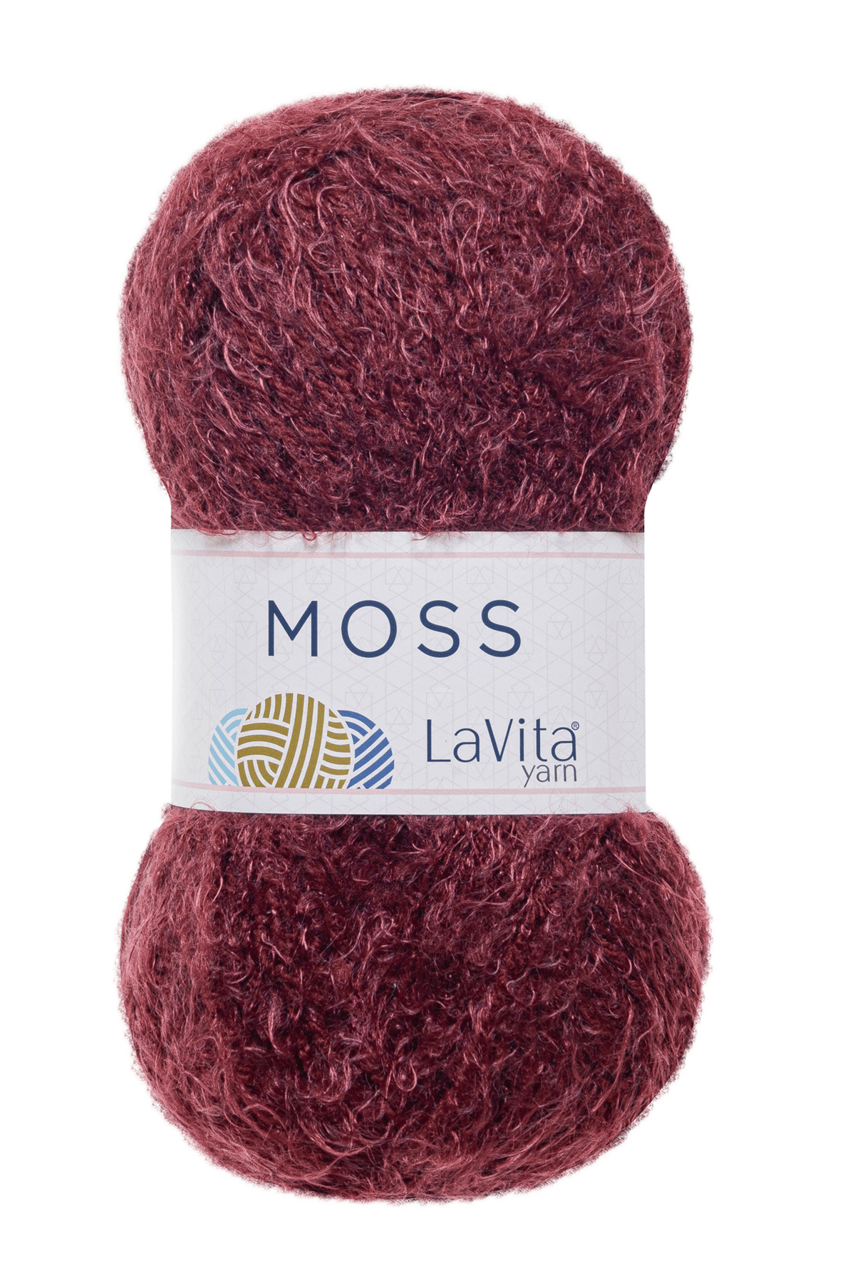 Moss Tüylü El Örgü İpi %45 Polyamid %55 Premium Akrilik 100gr (3214 BORDO)