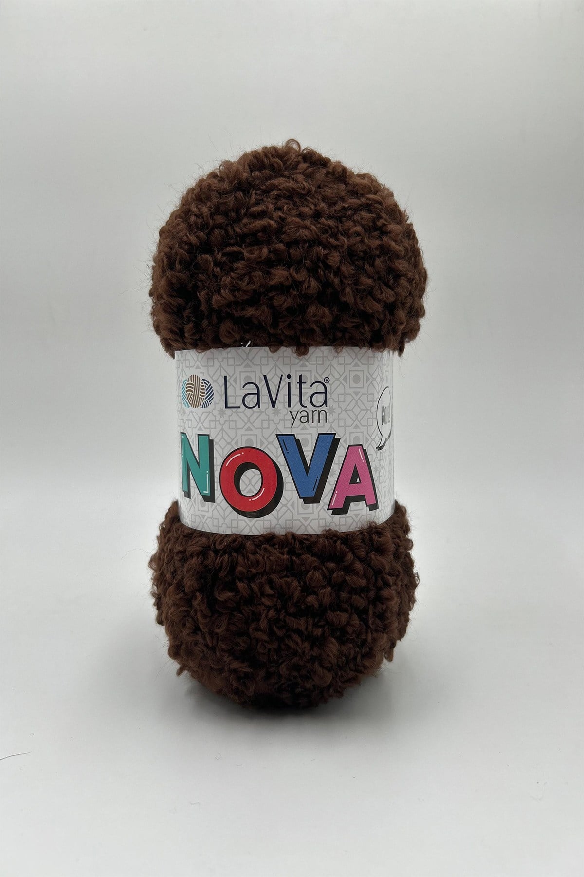 Nova El Örgü İpi %20 Polyester %80 Akrilik 100gr (LN7220 KAHVE)