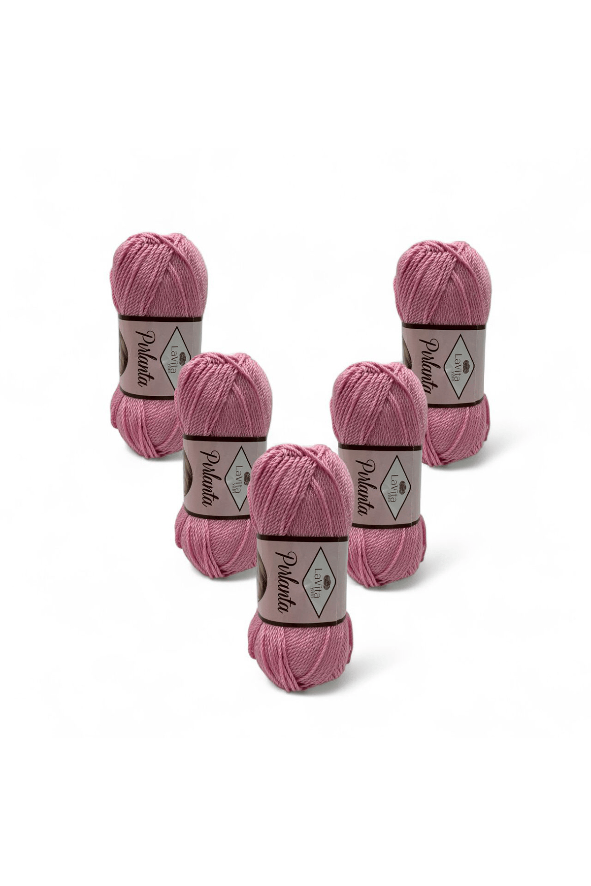 Pırlanta El Örgü İpi %100 Akrilik 500gr 5 ADET (2692 PEMBE)