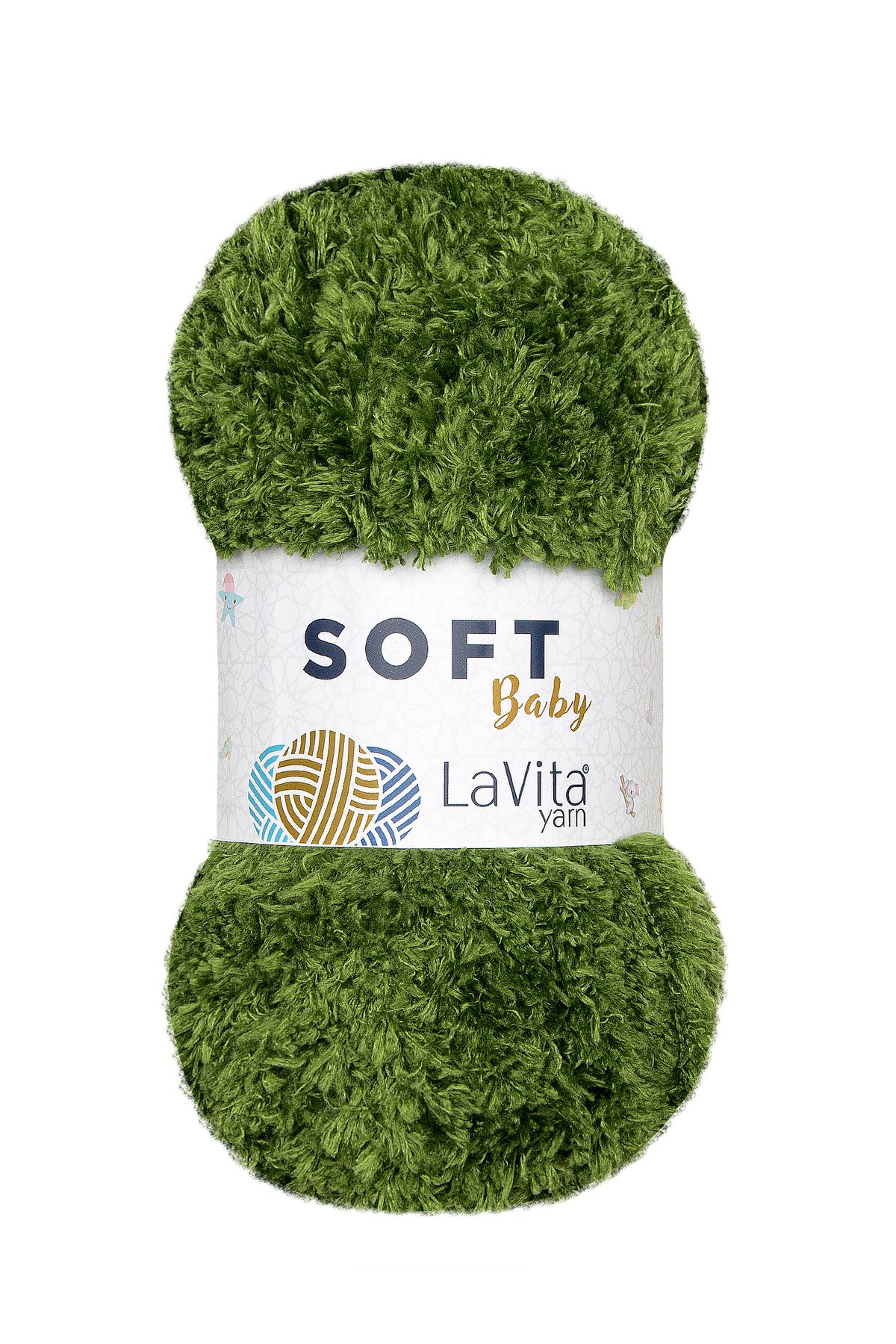 Soft El Örgü İpi %100 Soft Polyester 100gr (8119 ÇİMEN YEŞİLİ)