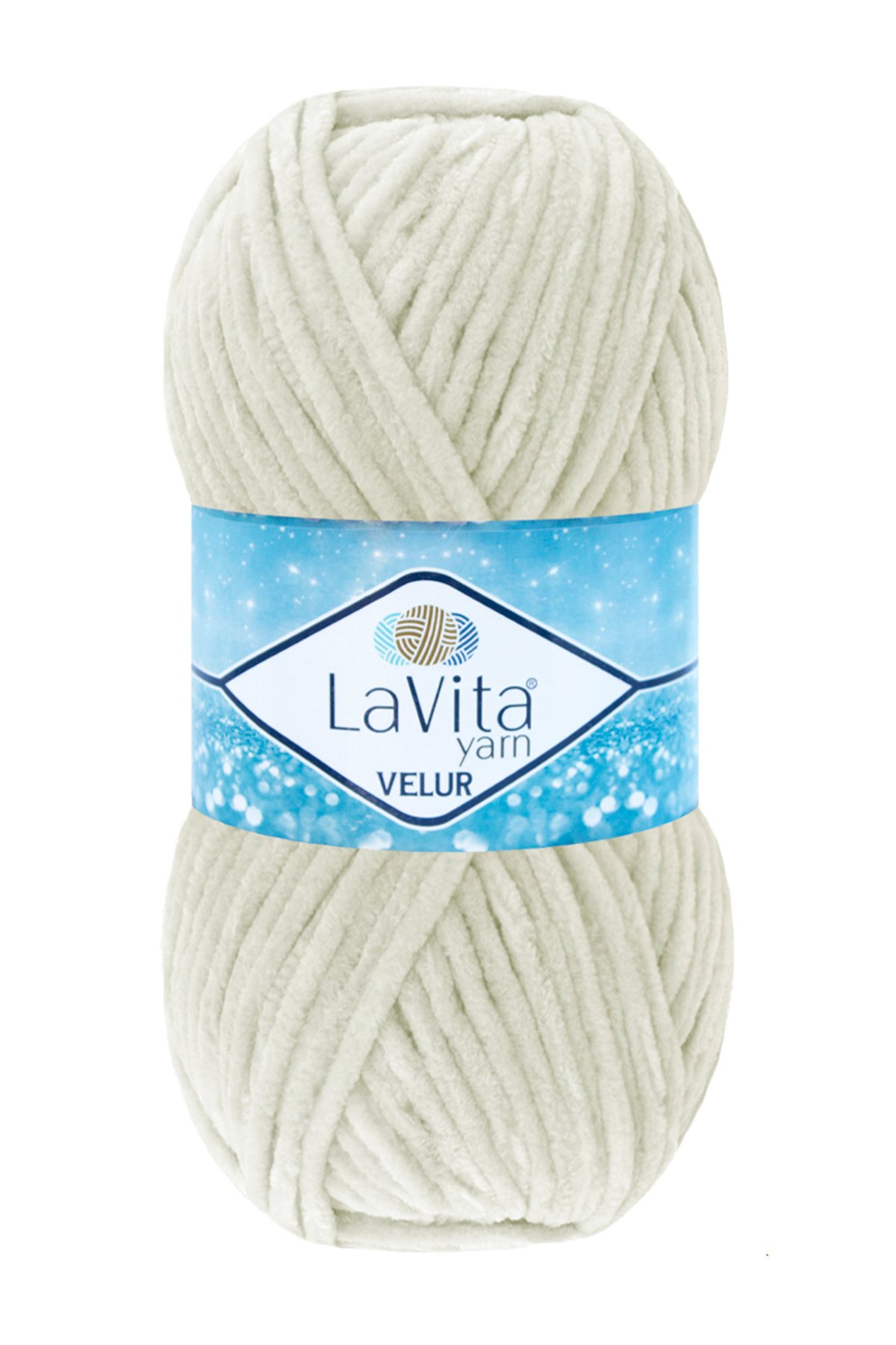 Velur Kadife El Örgü Ipi %100 Polyester 100gr (1011 KREM)