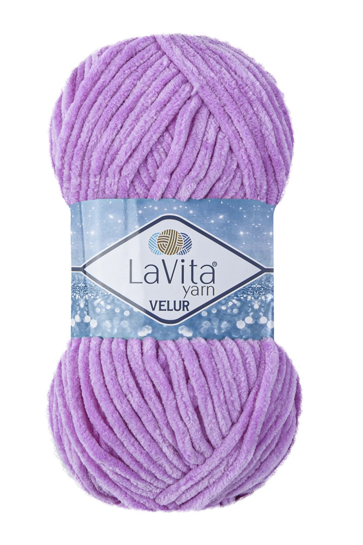 Velur Kadife El Örgü Ipi %100 Polyester 100gr (4158 LİLA)
