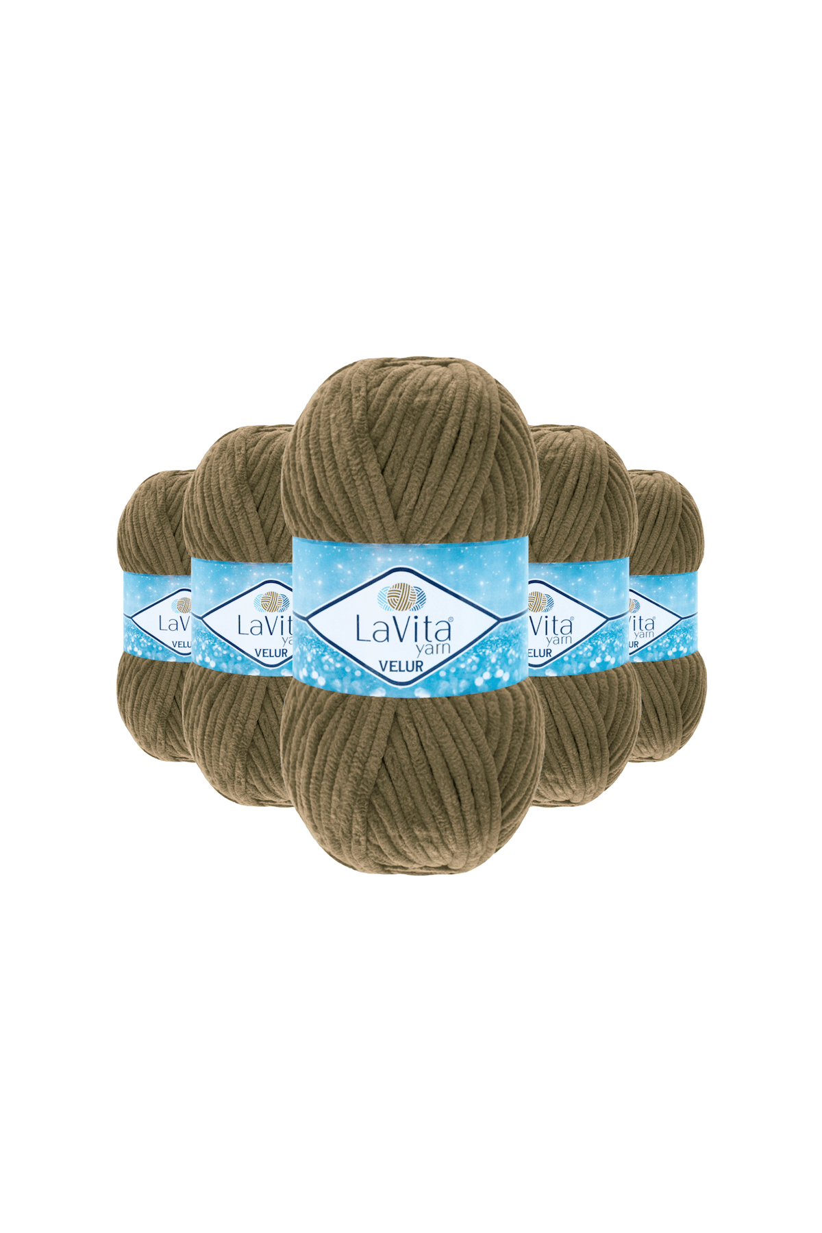 Velur Kadife El Örgü İpi %100 Polyester 500gr 5 ADET (1039 DEVE TÜYÜ)