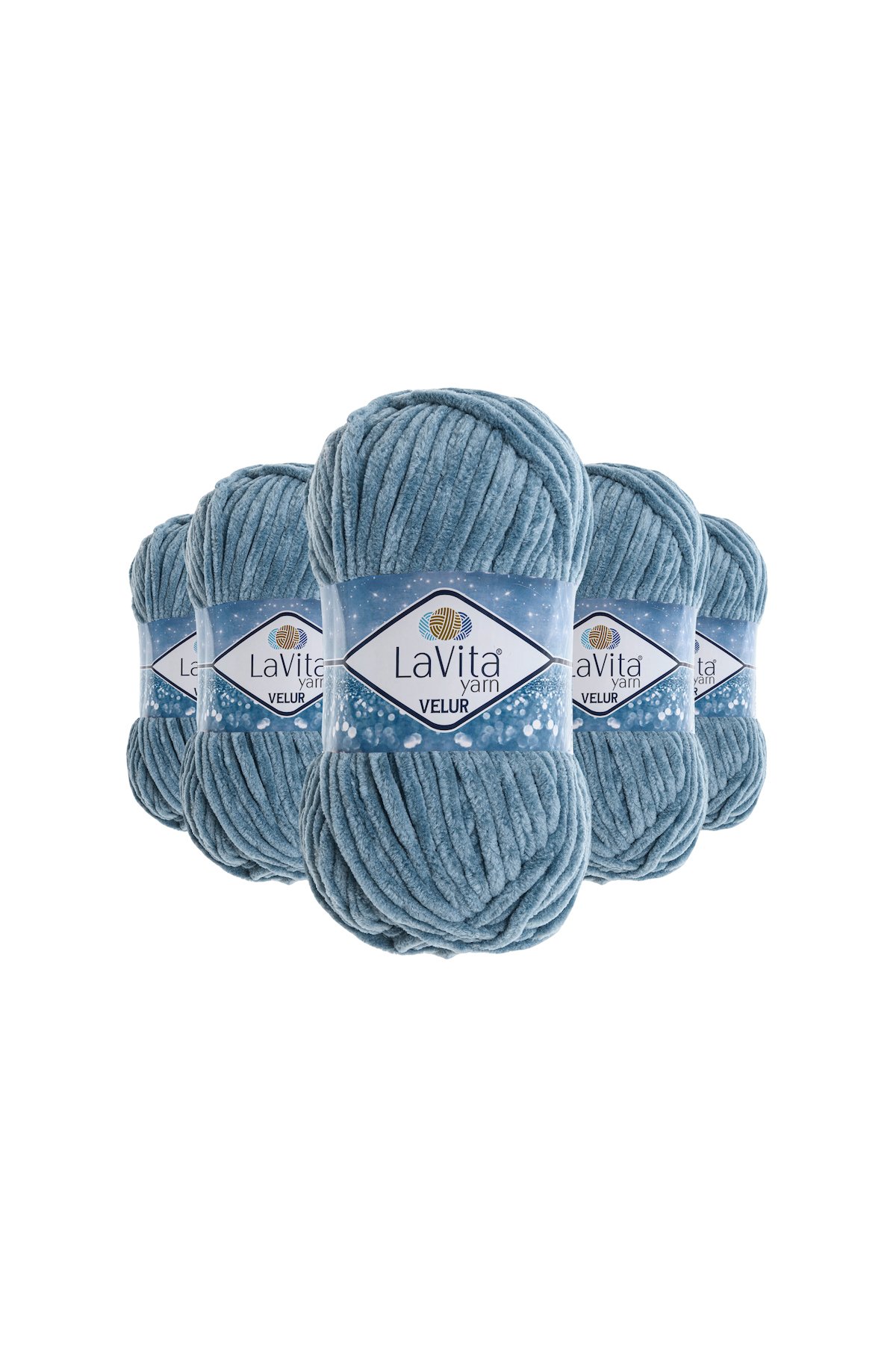 Velur Kadife El Örgü İpi %100 Polyester 500gr 5 ADET (6032 ARONA)