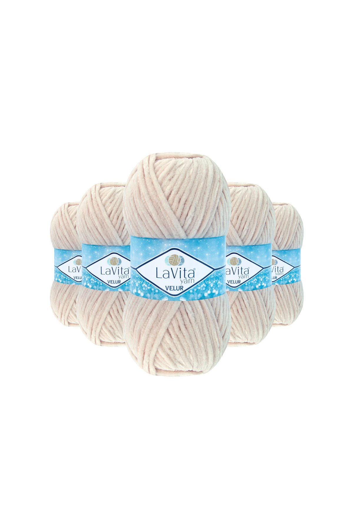 Velur Kadife El Örgü İpi %100 Polyester 500gr 5 ADET (4140 TOZ PEMBE)
