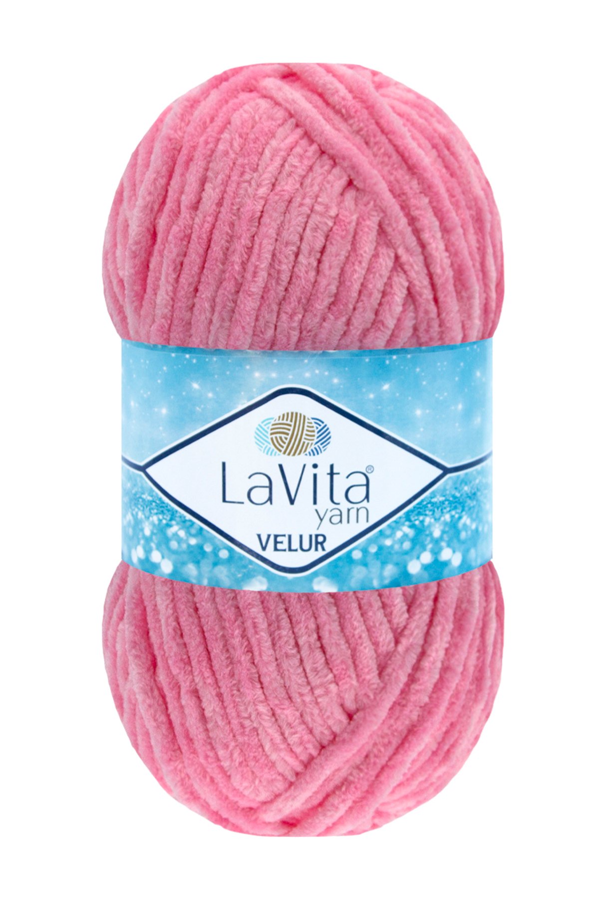 Velur Kadife El Örgü Ipi %100 Polyester 100gr (4017 ŞEKER PEMBE)