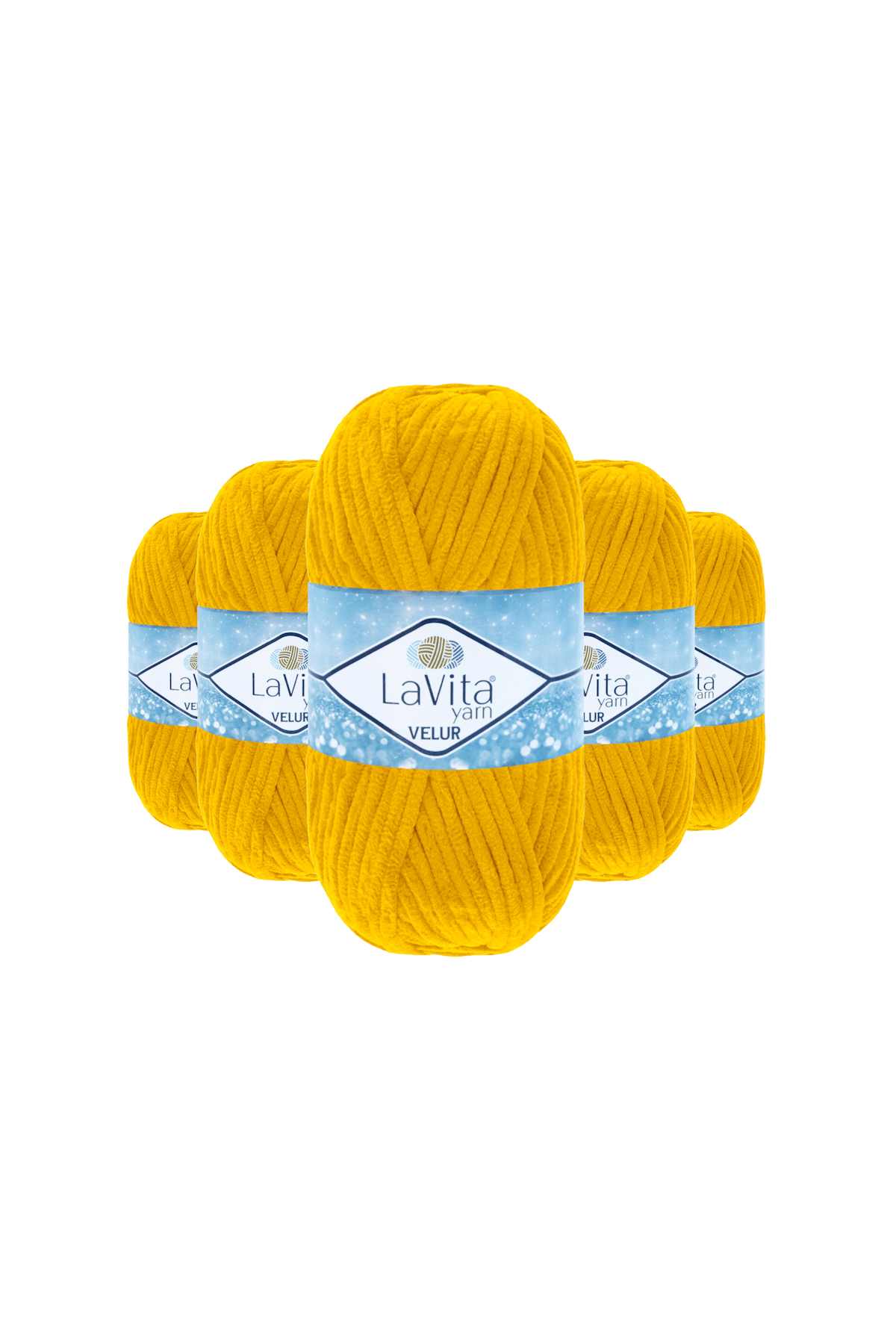 Velur Kadife El Örgü İpi %100 Polyester 500gr 5 ADET (3012 KAYISI)