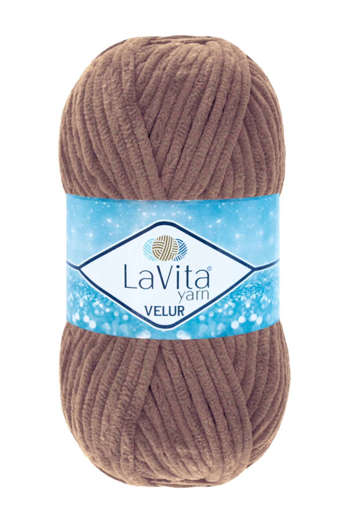 Velur Kadife El Örgü Ipi %100 Polyester 100gr (7012 A.KAHVE)