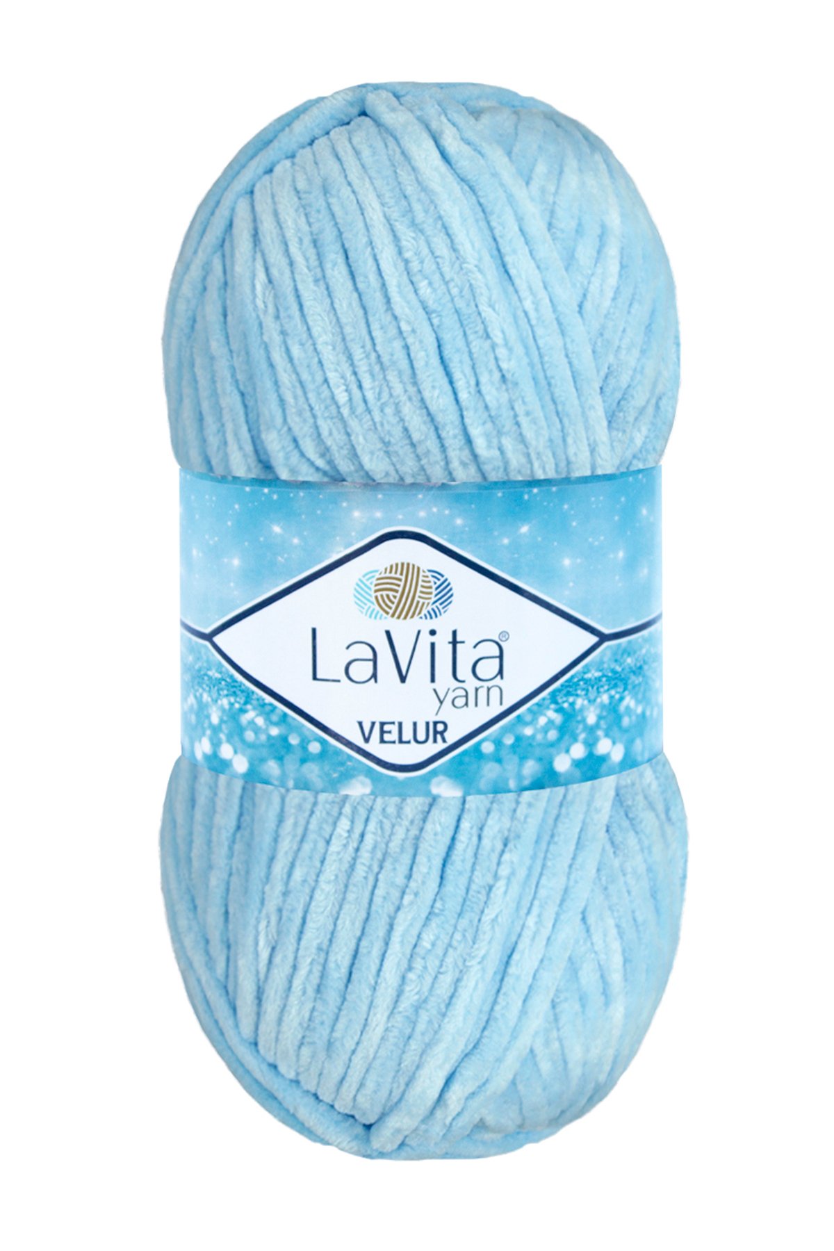 Velur Kadife El Örgü Ipi %100 Polyester 100gr (5010 MAVİ)