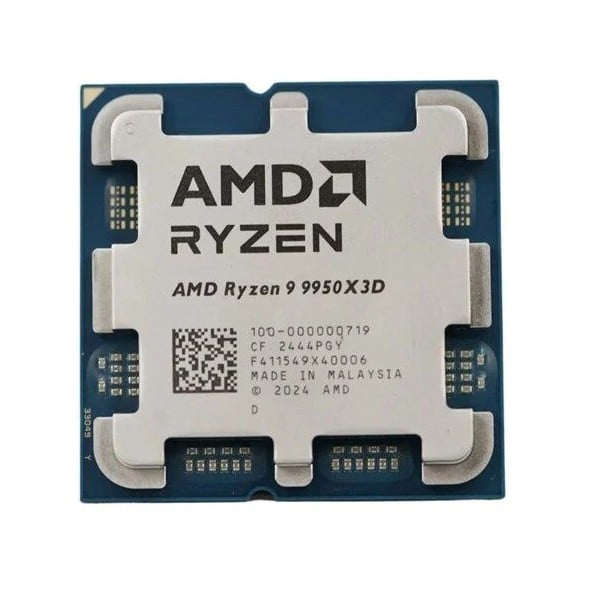 AMD RYZEN 9 9950X3D 144MB 16çekirdekli O/B UHD AM5 170w Kutusuz+Fansız