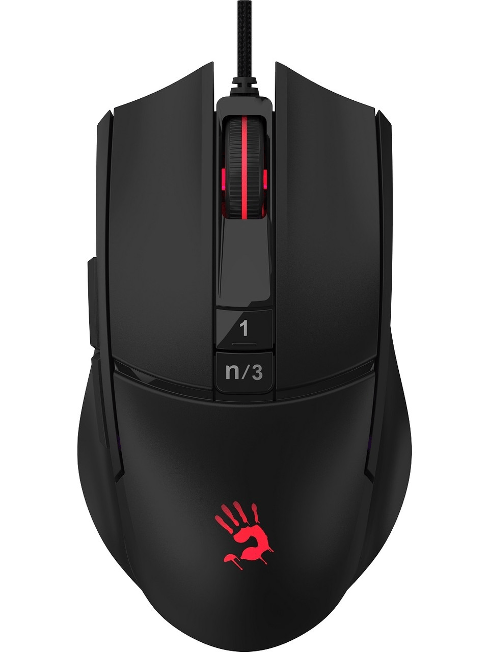BLOODY L65 MAX USB RGB Led Aydınlatmalı 12000dpi Gaming Optic Siyah Mouse