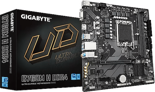 GIGABYTE B760M H DDR4 HDMI PCIE 4.0 1700p mATX