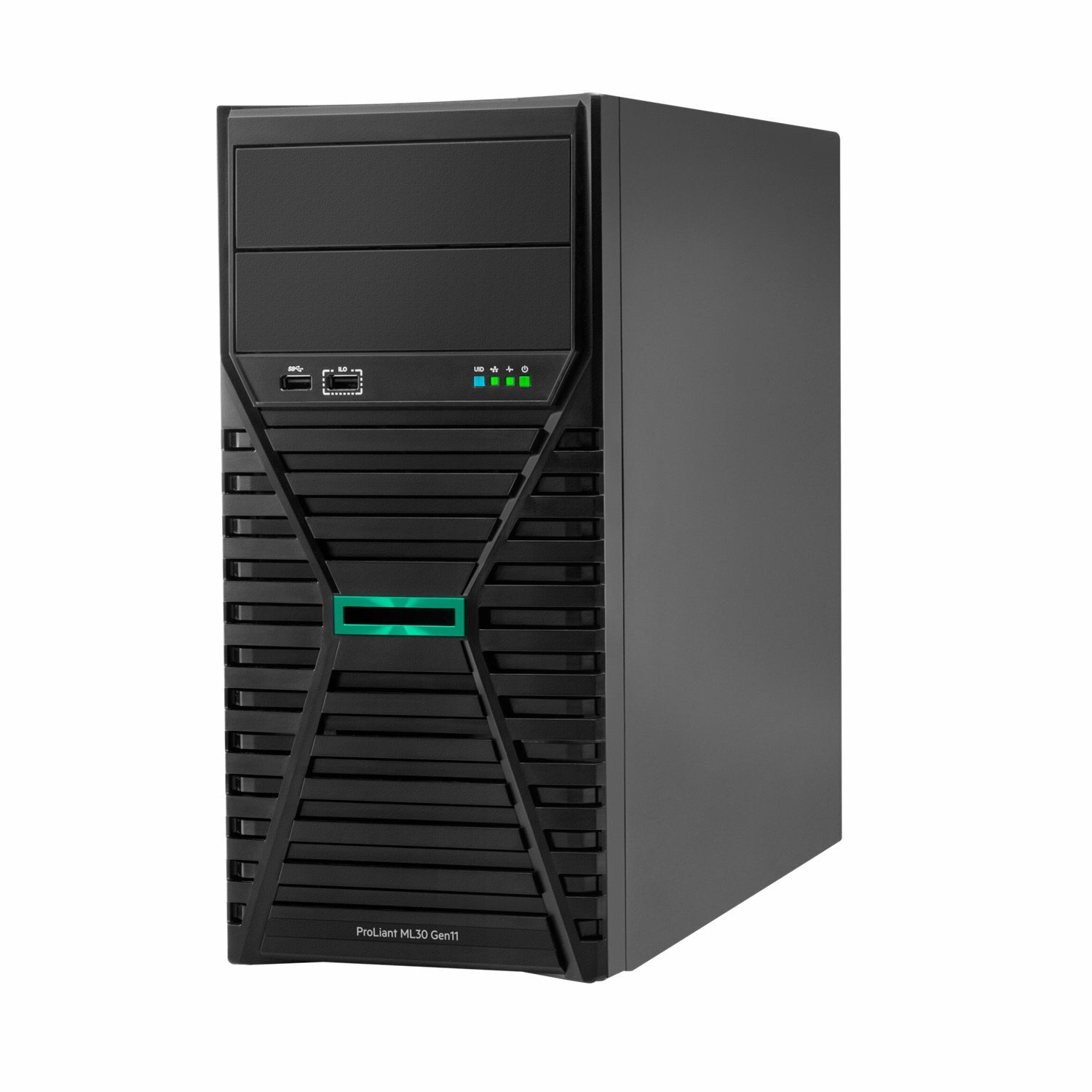 HPE ML30 GEN11 P71385-425 E2414-64GB DDR5 UDIMM-1X480GB SSD-2X1TB SATA Tower Sunucu (10469)