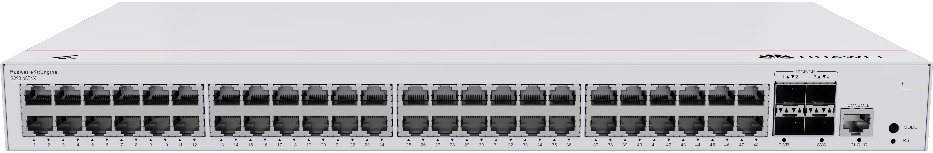 HUAWEI 48port  eKIT S220-48T4X GIGABİT 4X10GbE SFP Yönetilebilir Switch