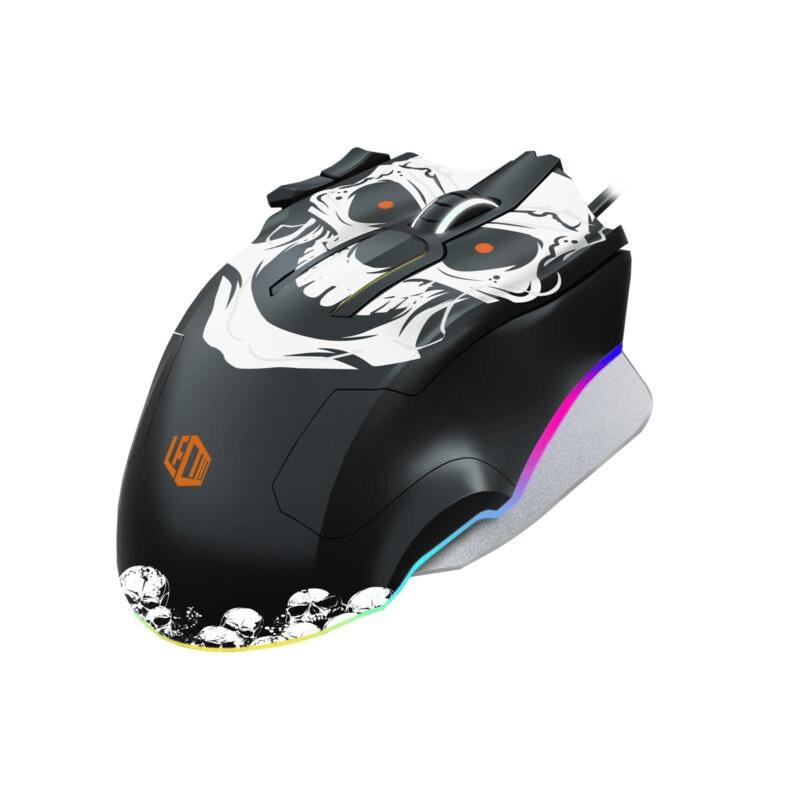 LECOO MG1102 USB RGB Led Aydınlatmalı 8200dpi Mouse Pad Hediyeli Gaming Optic Siyah Mouse