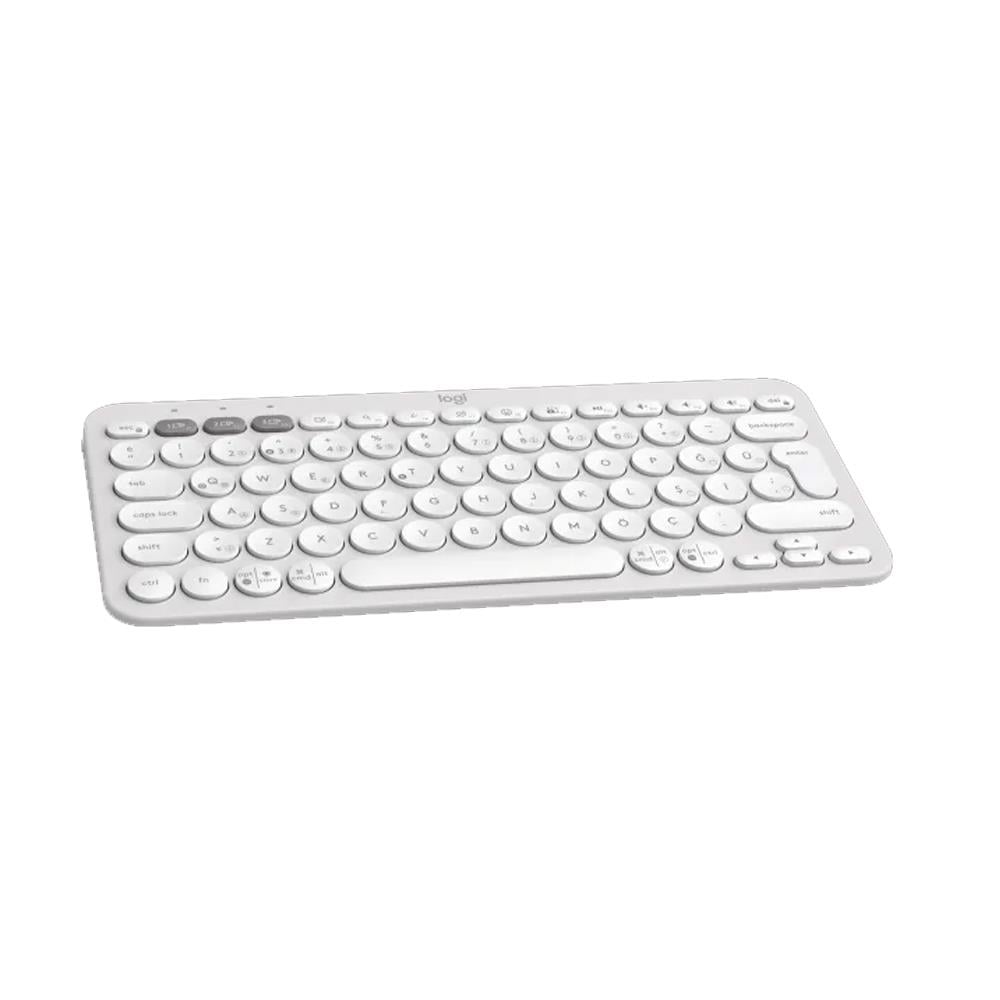 LOGITECH Pebble Keys 2 K380s Bluetooth Beyaz Klavye 920-011859