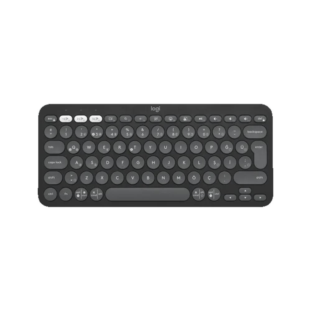 LOGITECH Pebble Keys 2 K380s Bluetooth Siyah Klavye 920-011860