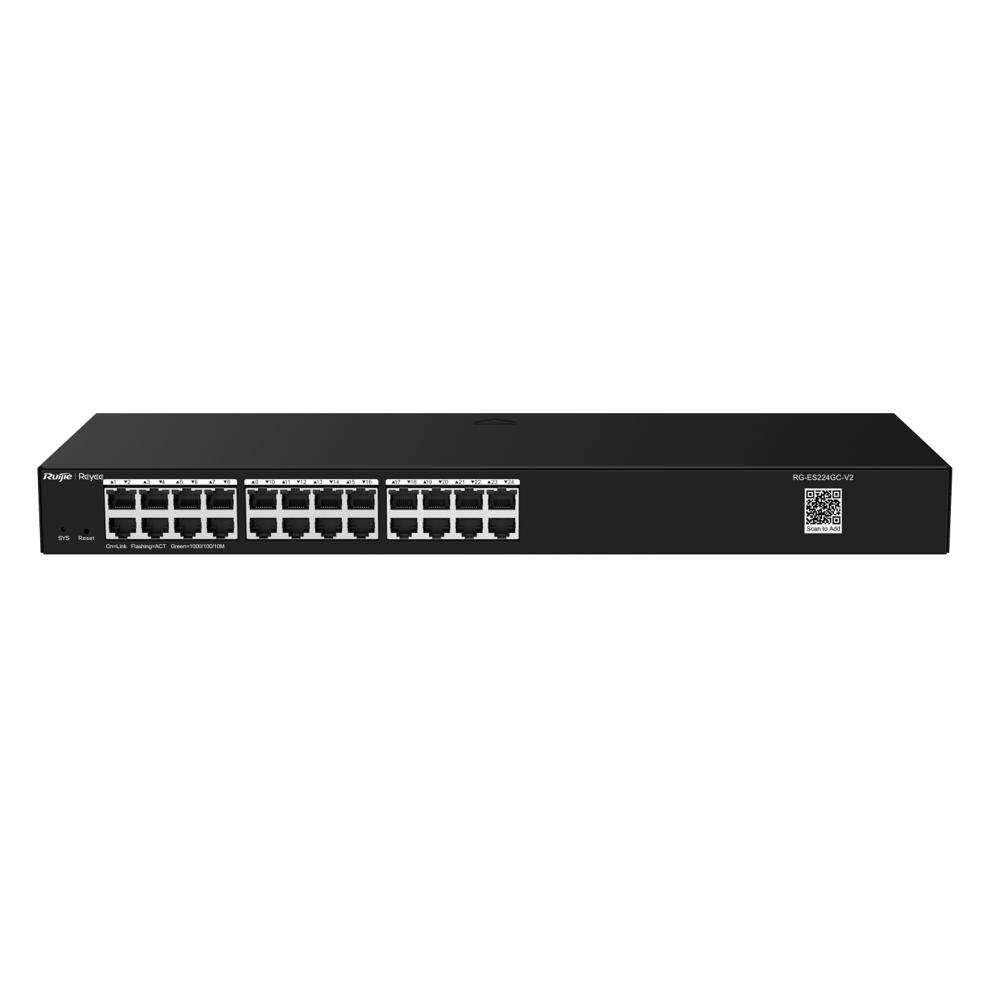 RUIJIE 24port REYEE RG-ES224GC GIGABIT Yönetilebilir Switch RackMount