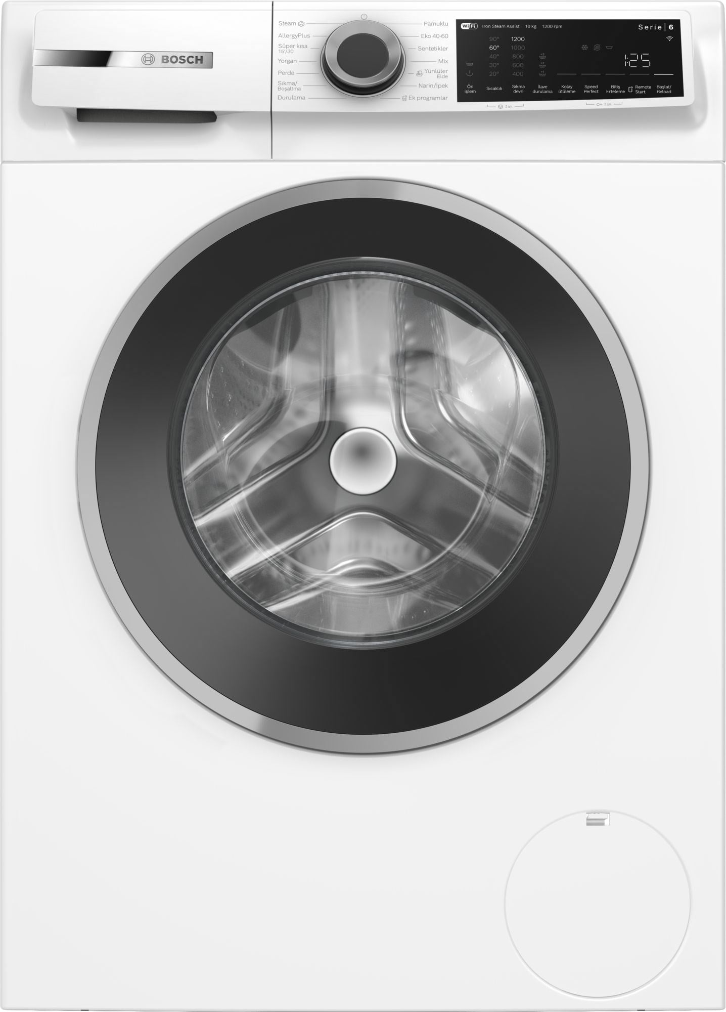 Bosch WGK252Z0TR 1200 Devir 10 kg Çamaşır Makinesi